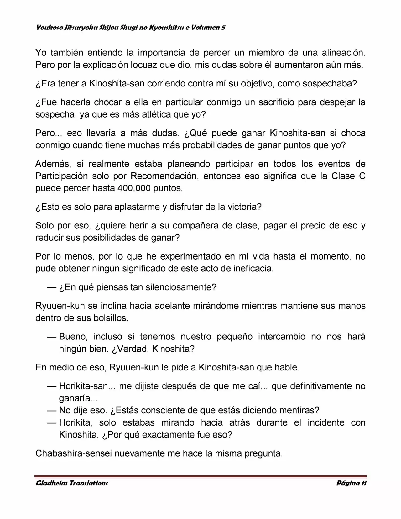 Página 11 del Manga