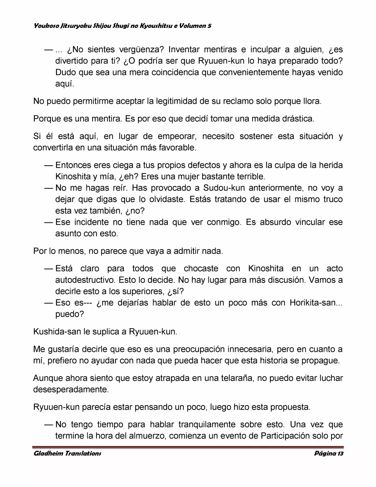 Página 13 del Manga