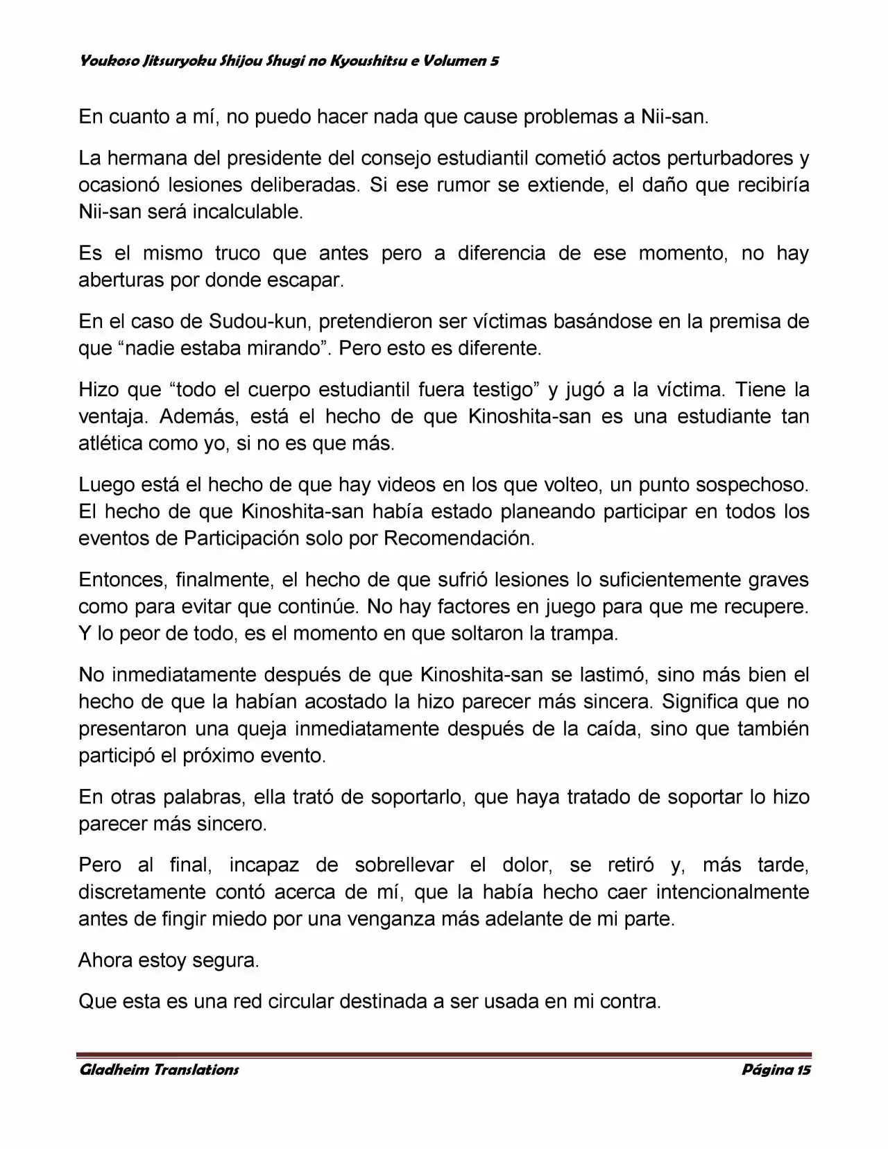 Página 15 del Manga