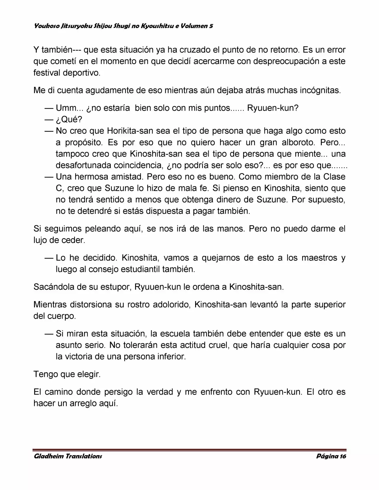 Página 16 del Manga