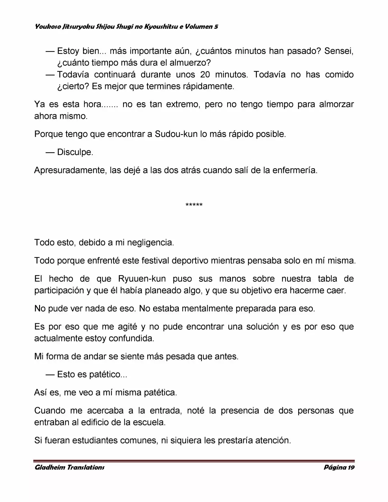 Página 19 del Manga