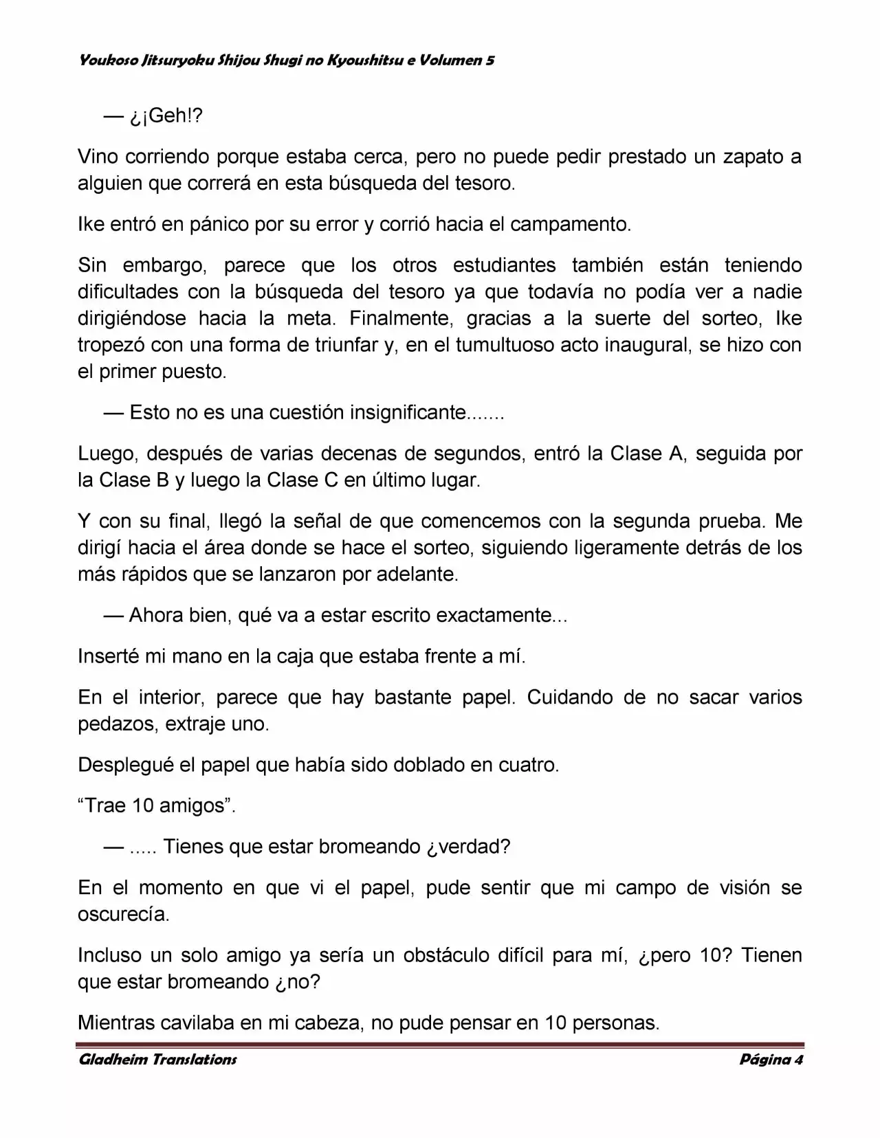 Página 4 del Manga