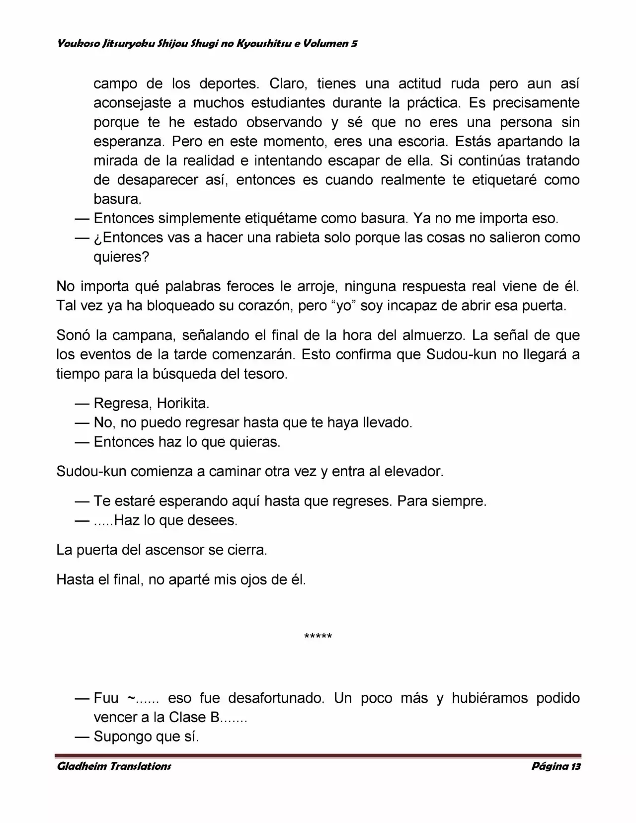 Página 13 del Manga