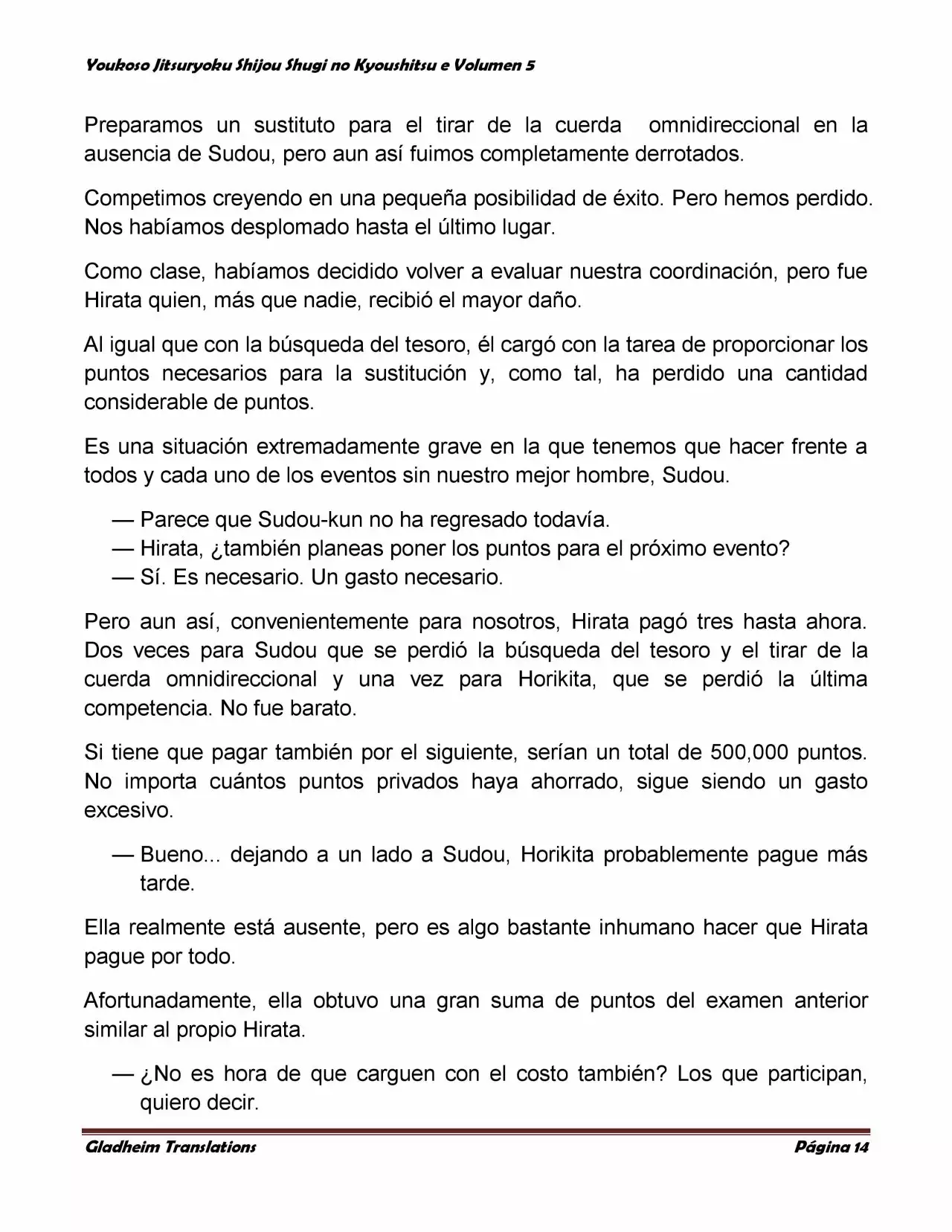 Página 14 del Manga