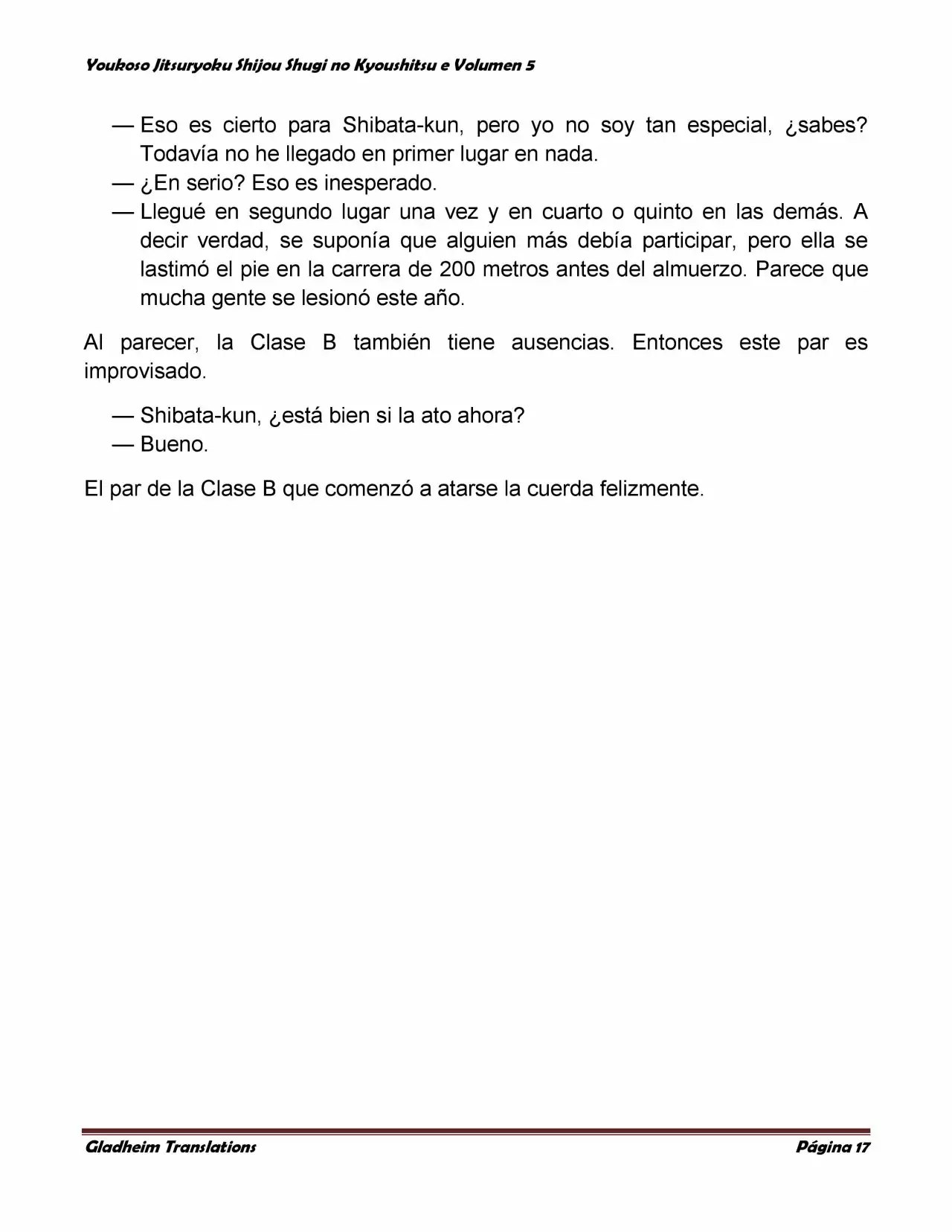 Página 17 del Manga