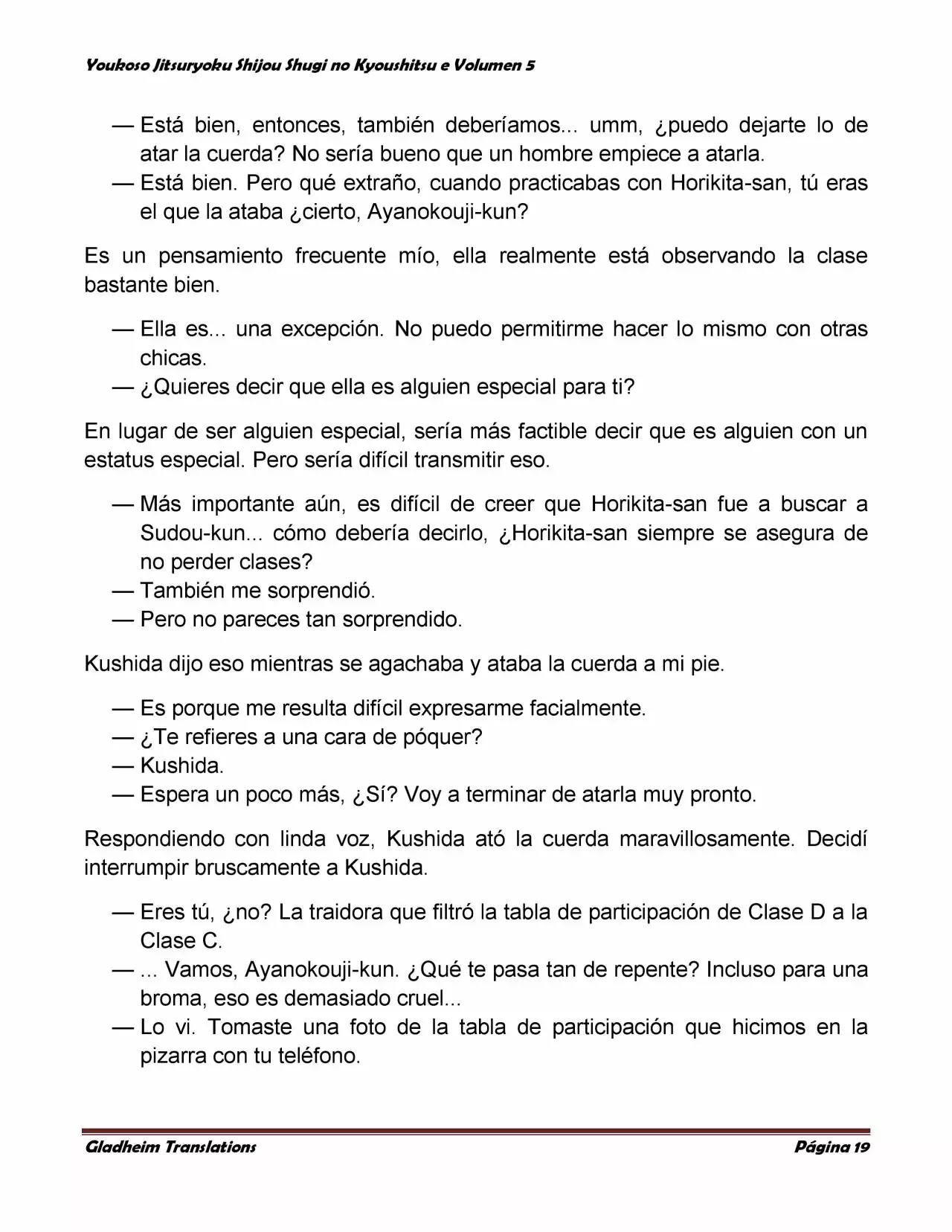 Página 19 del Manga