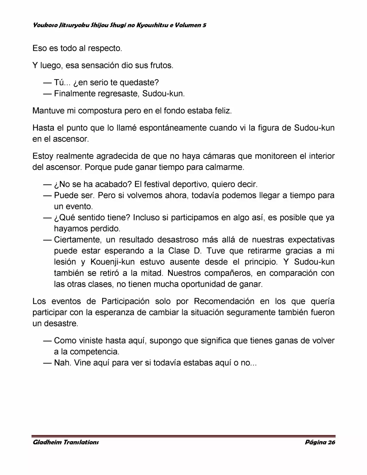 Página 26 del Manga