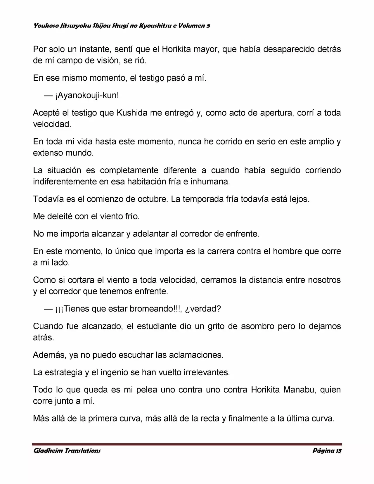 Página 13 del Manga