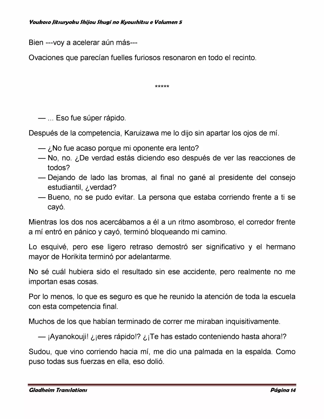 Página 14 del Manga