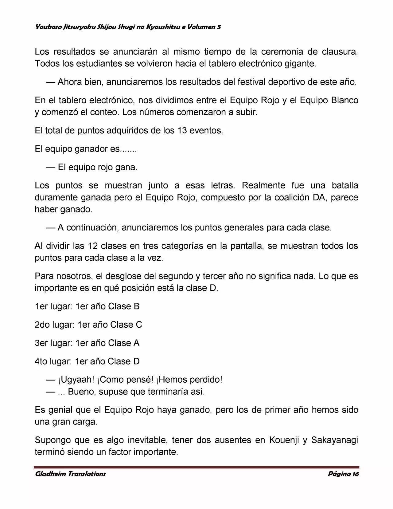 Página 16 del Manga