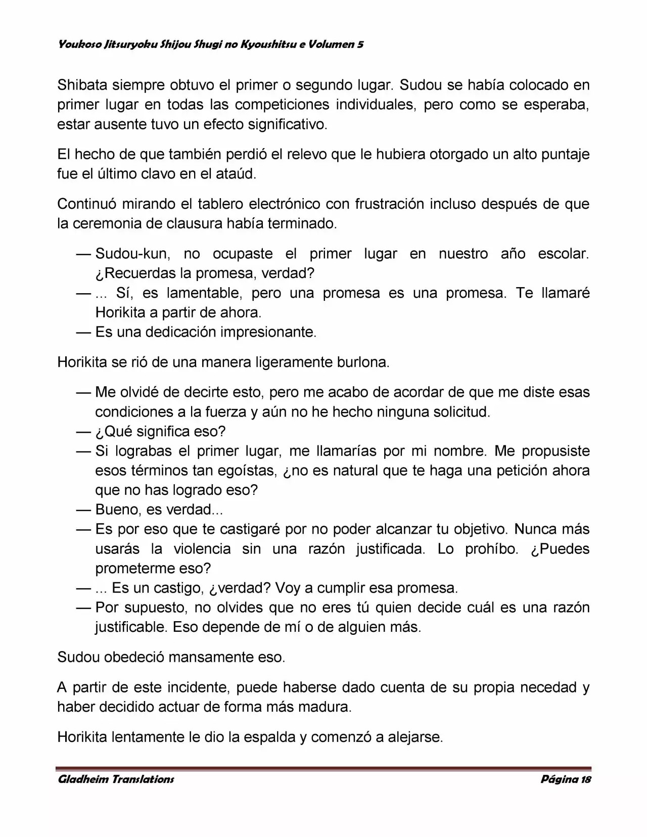 Página 18 del Manga