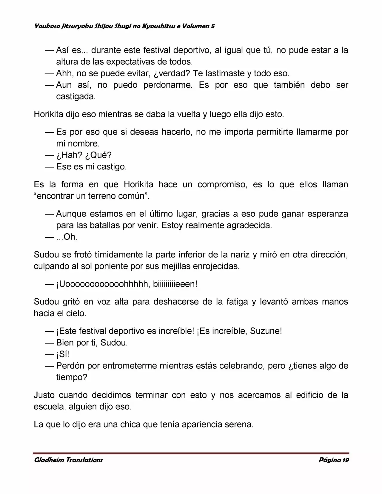 Página 19 del Manga