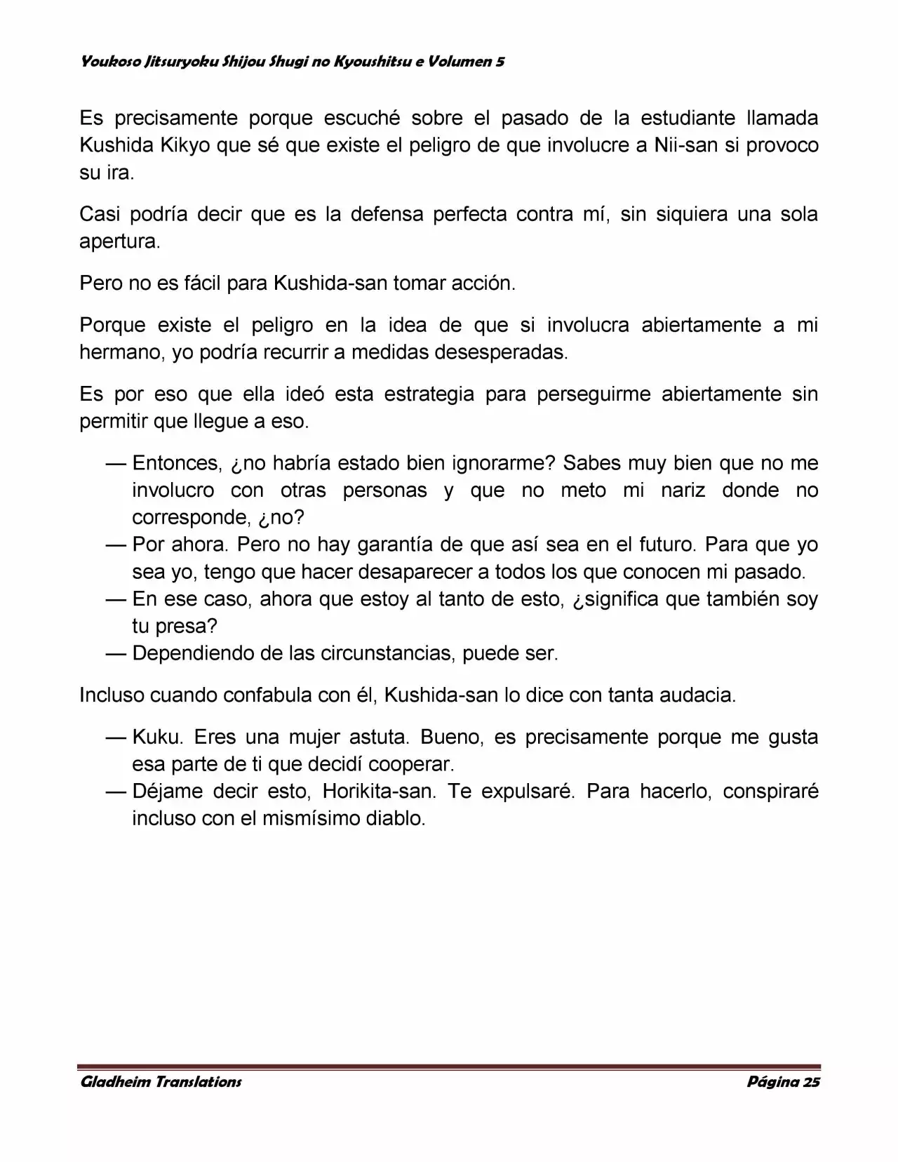 Página 25 del Manga