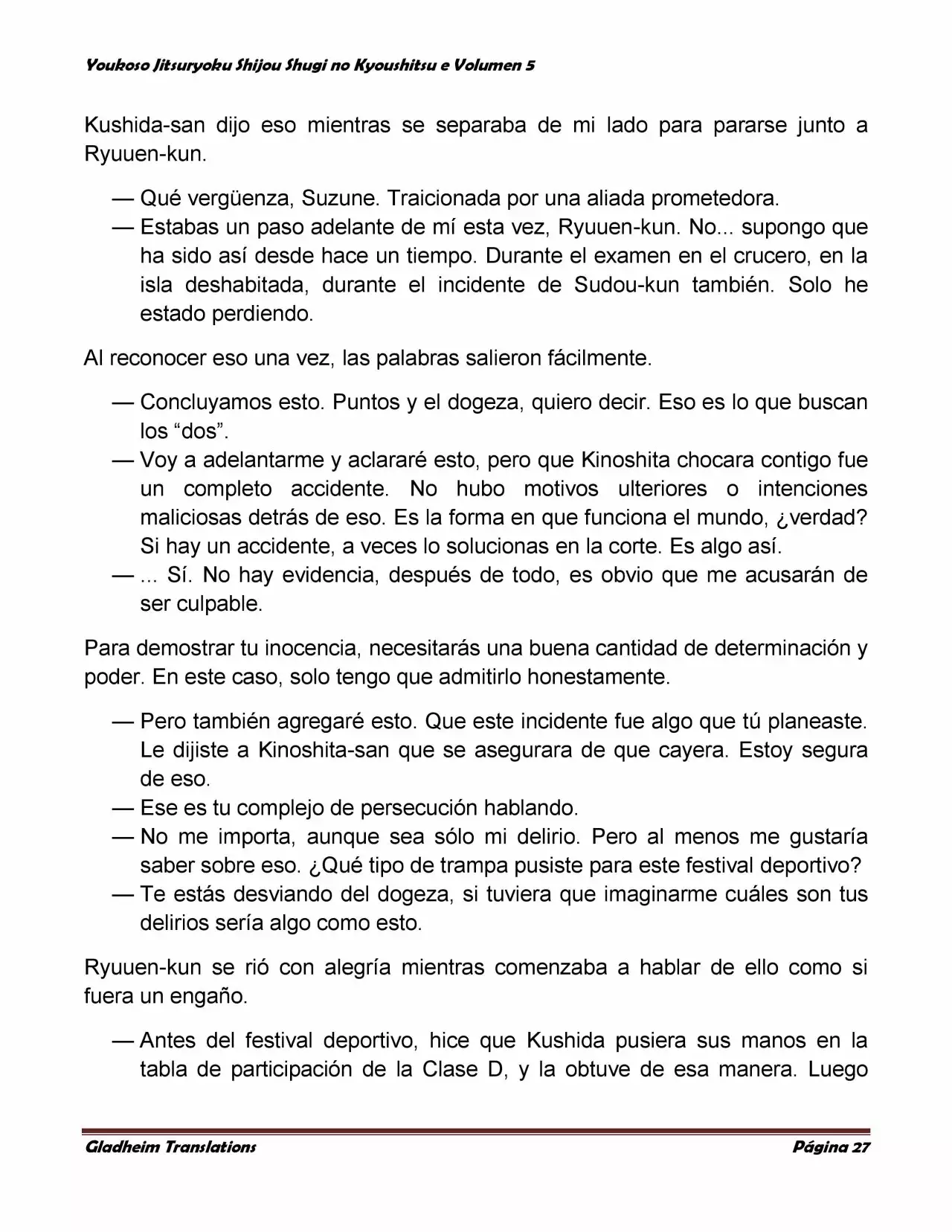 Página 27 del Manga