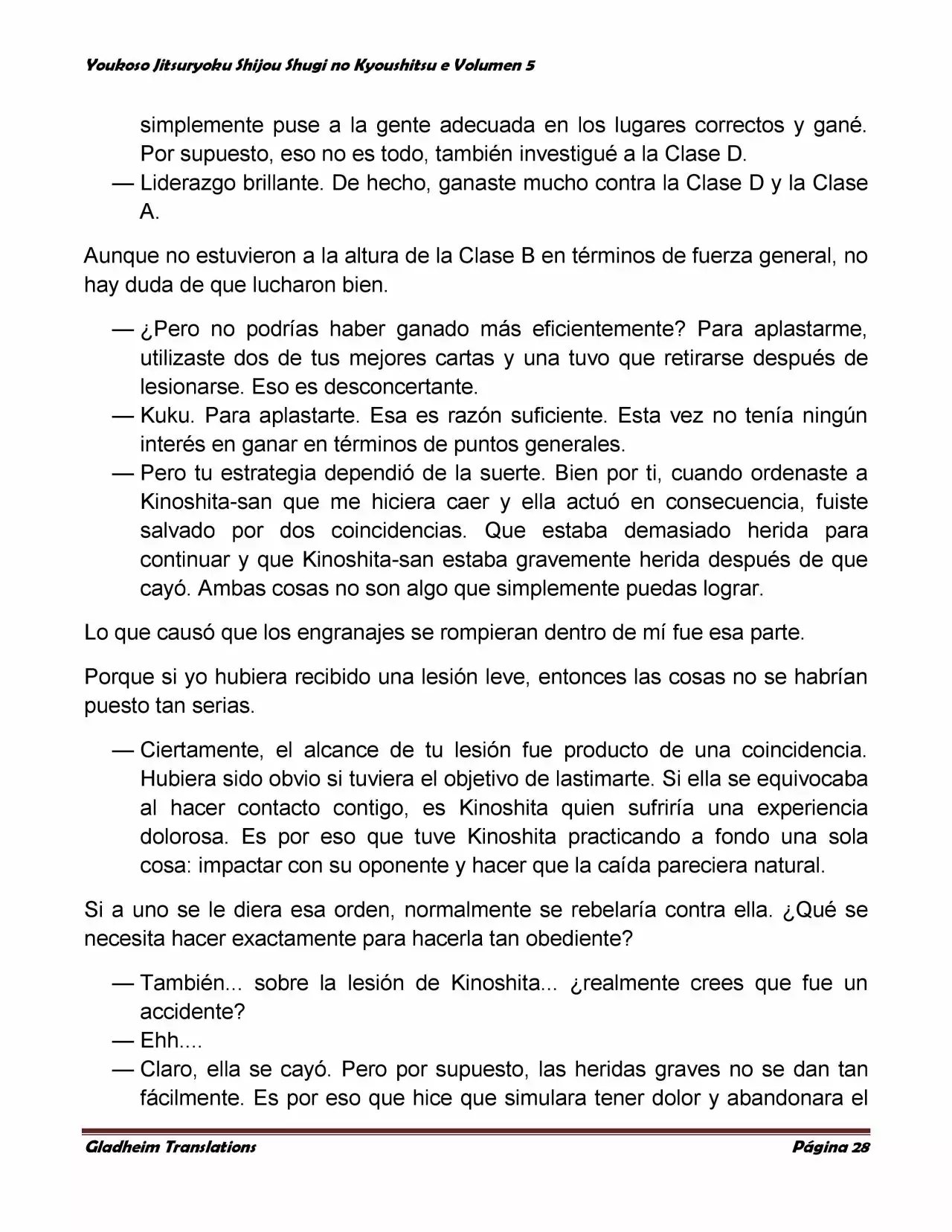 Página 28 del Manga