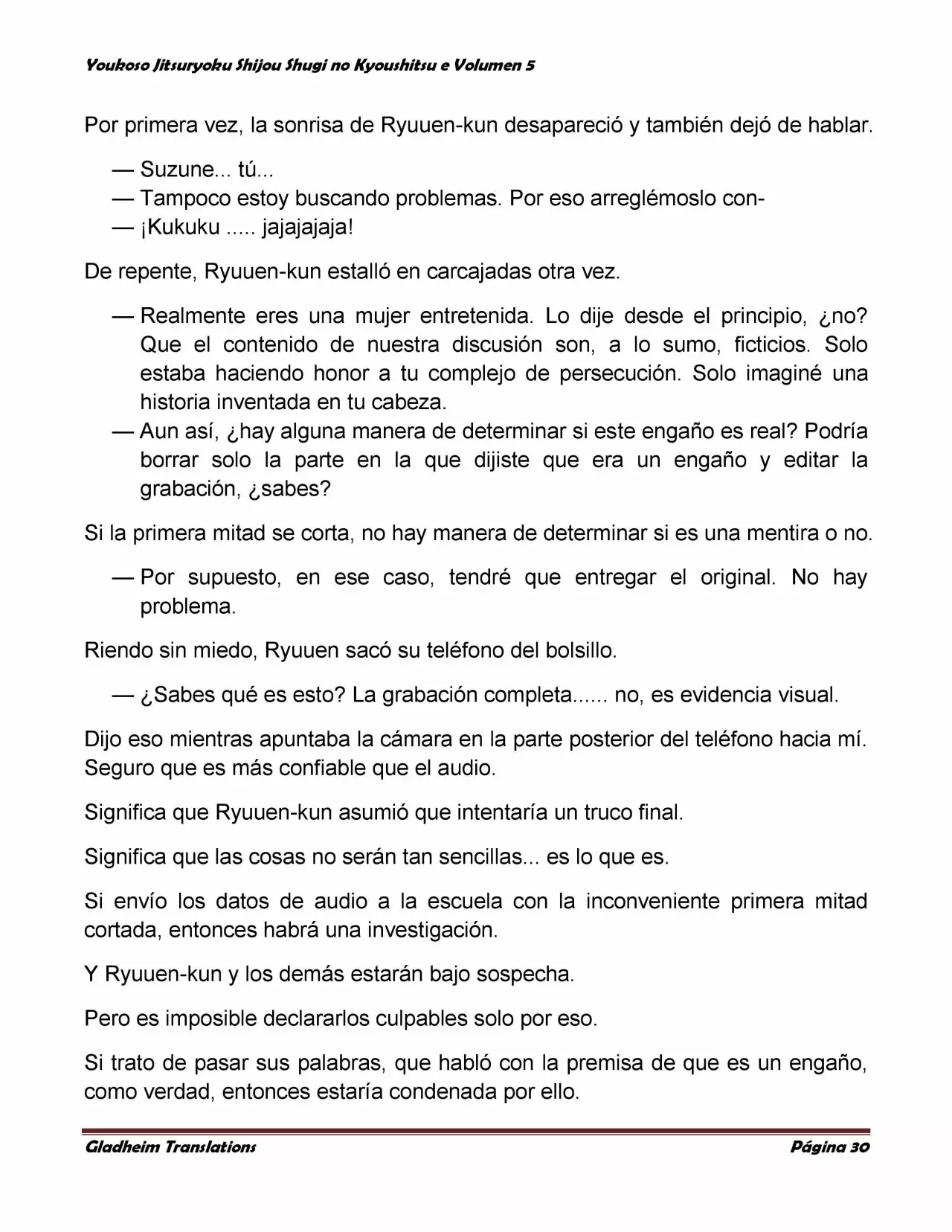 Página 30 del Manga