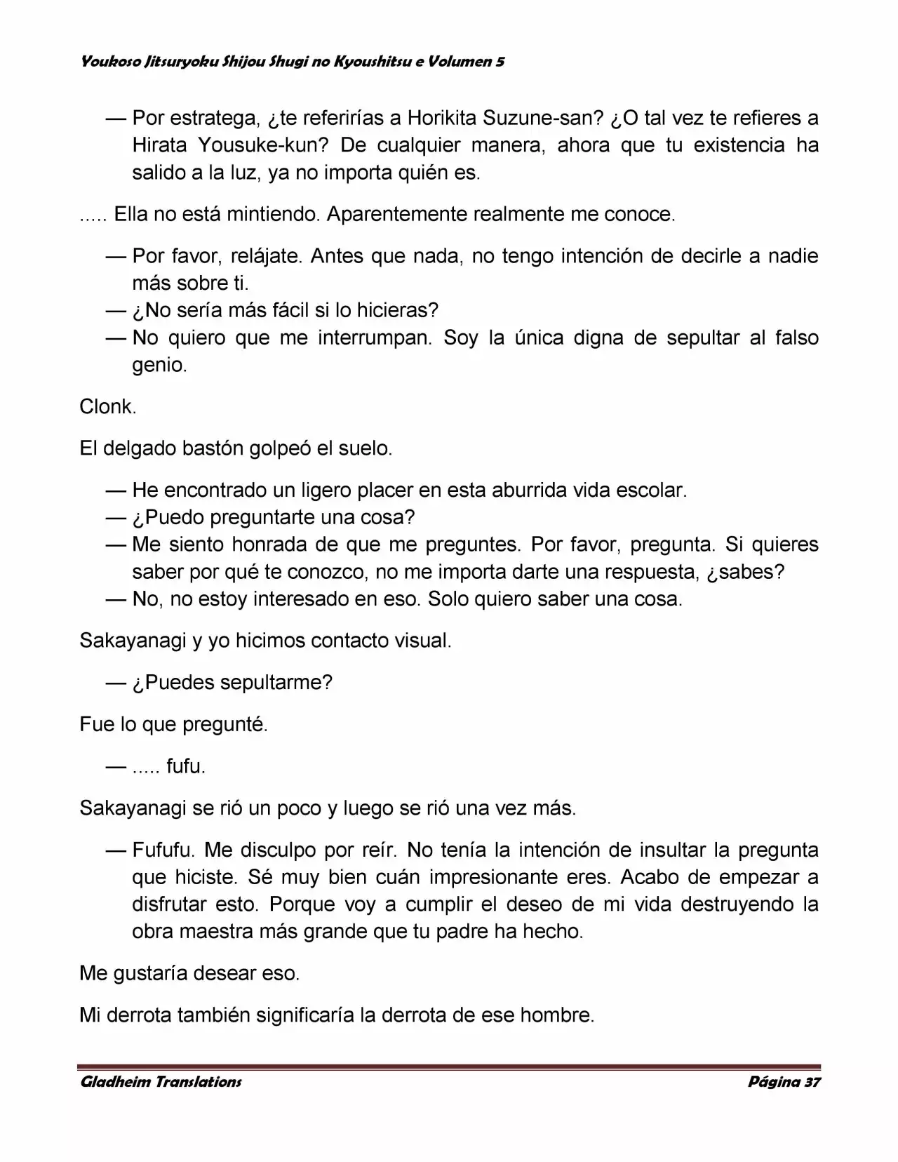 Página 37 del Manga