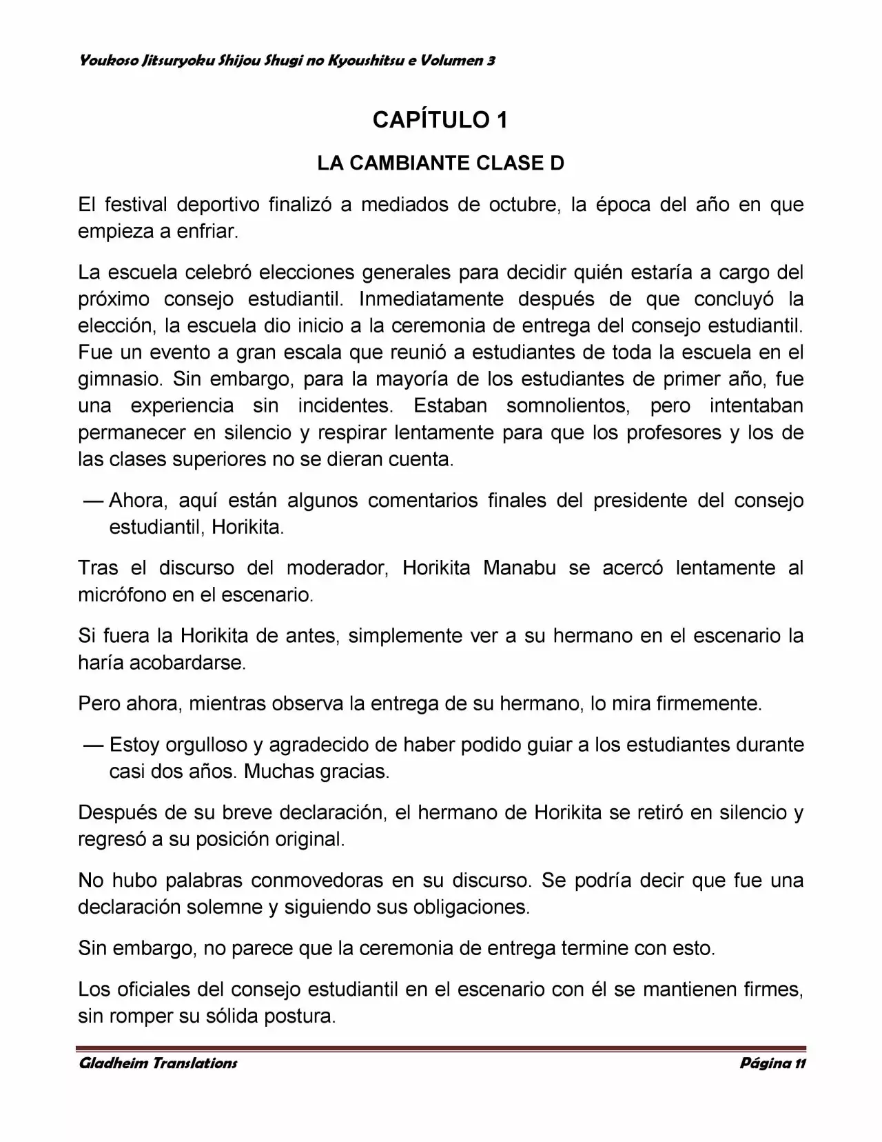 Página 11 del Manga