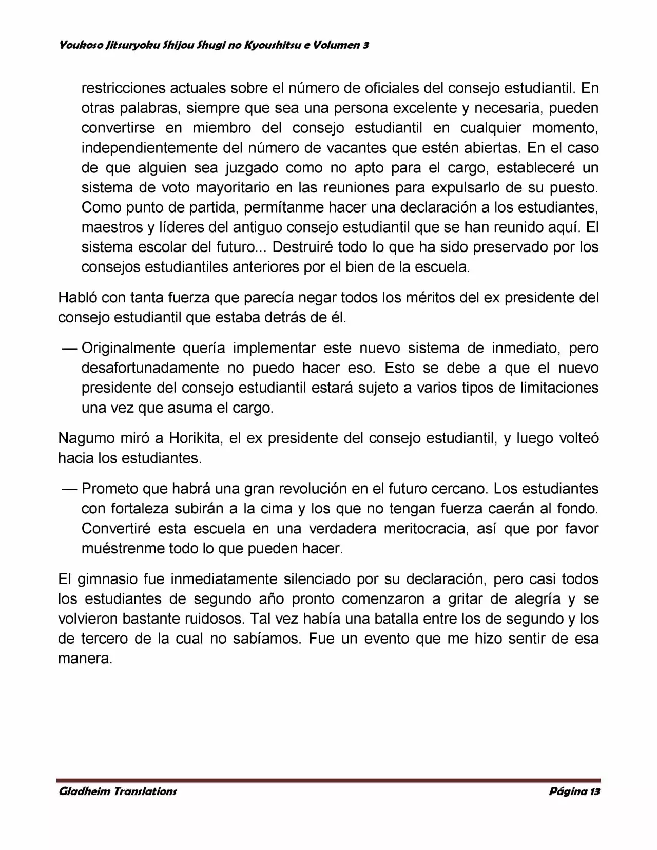 Página 13 del Manga