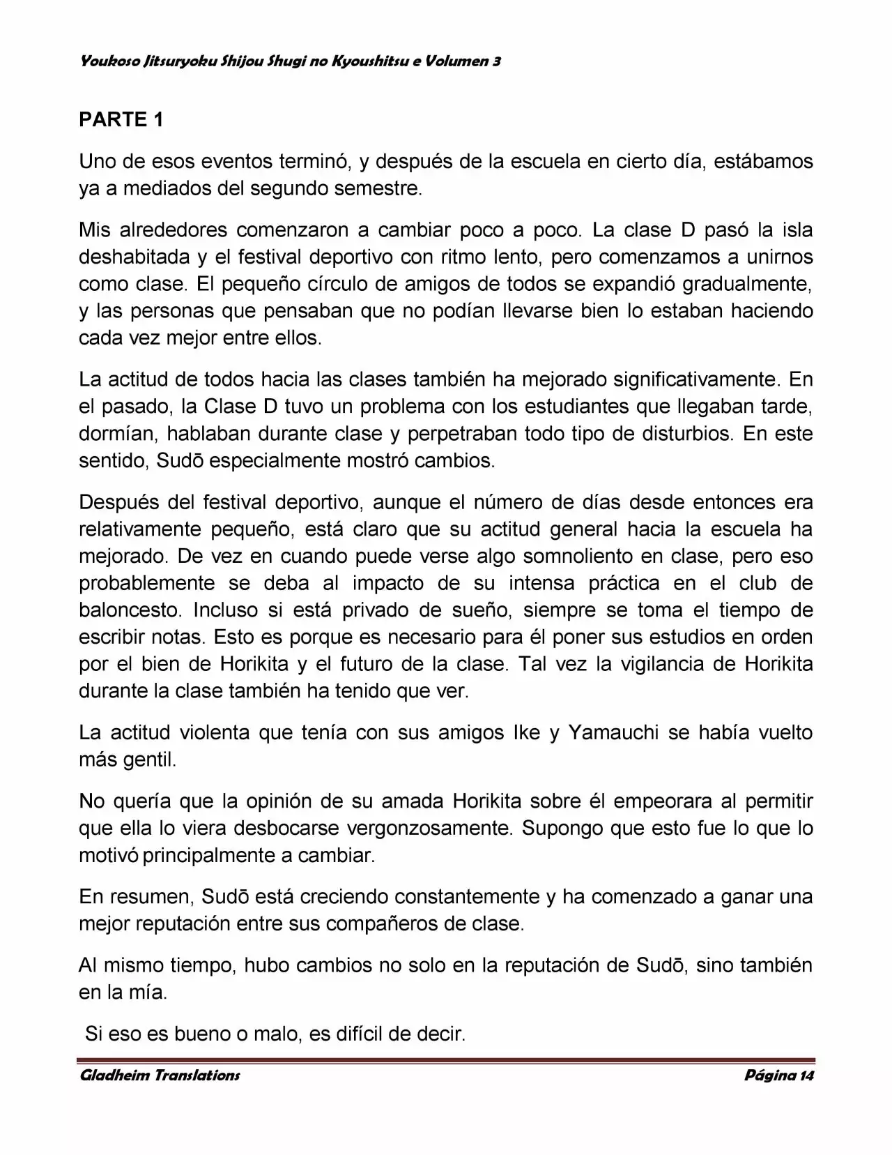 Página 14 del Manga