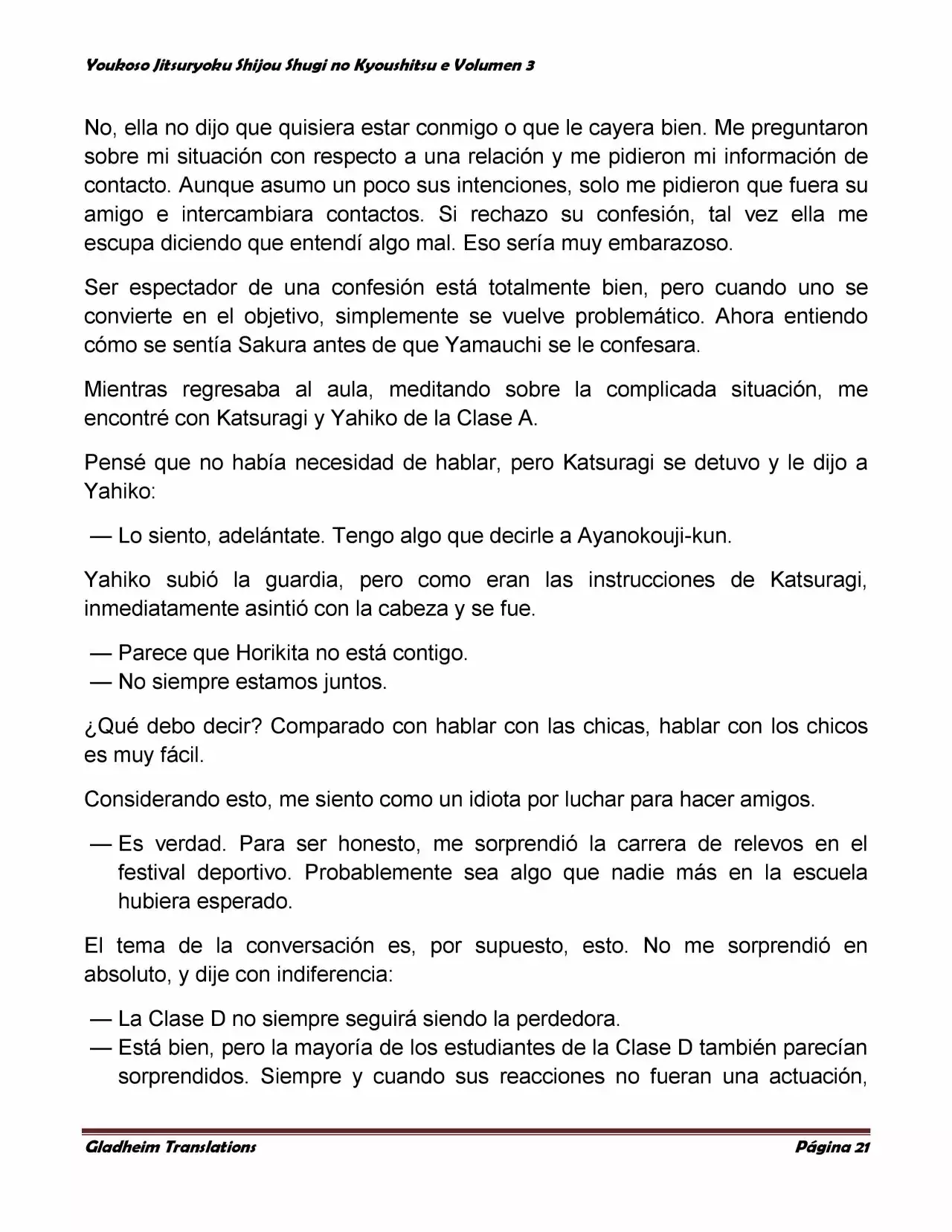 Página 21 del Manga