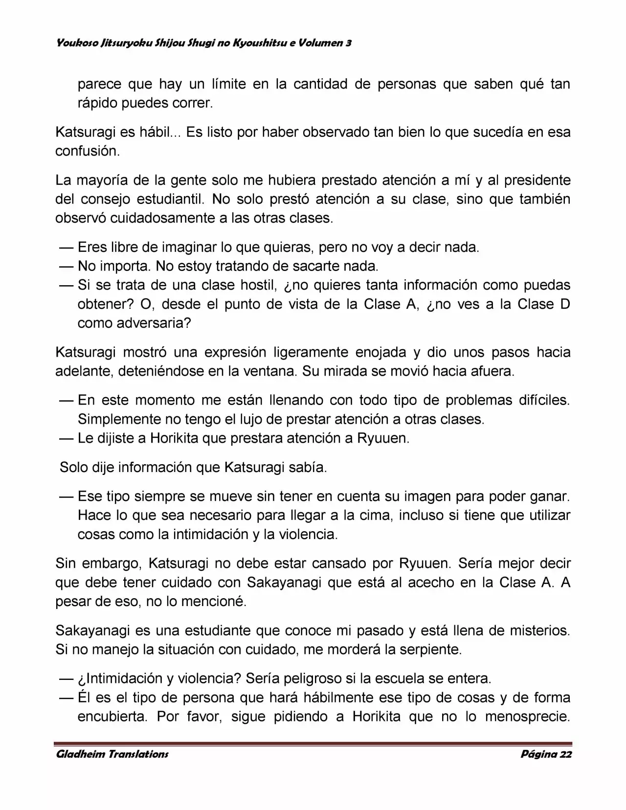 Página 22 del Manga