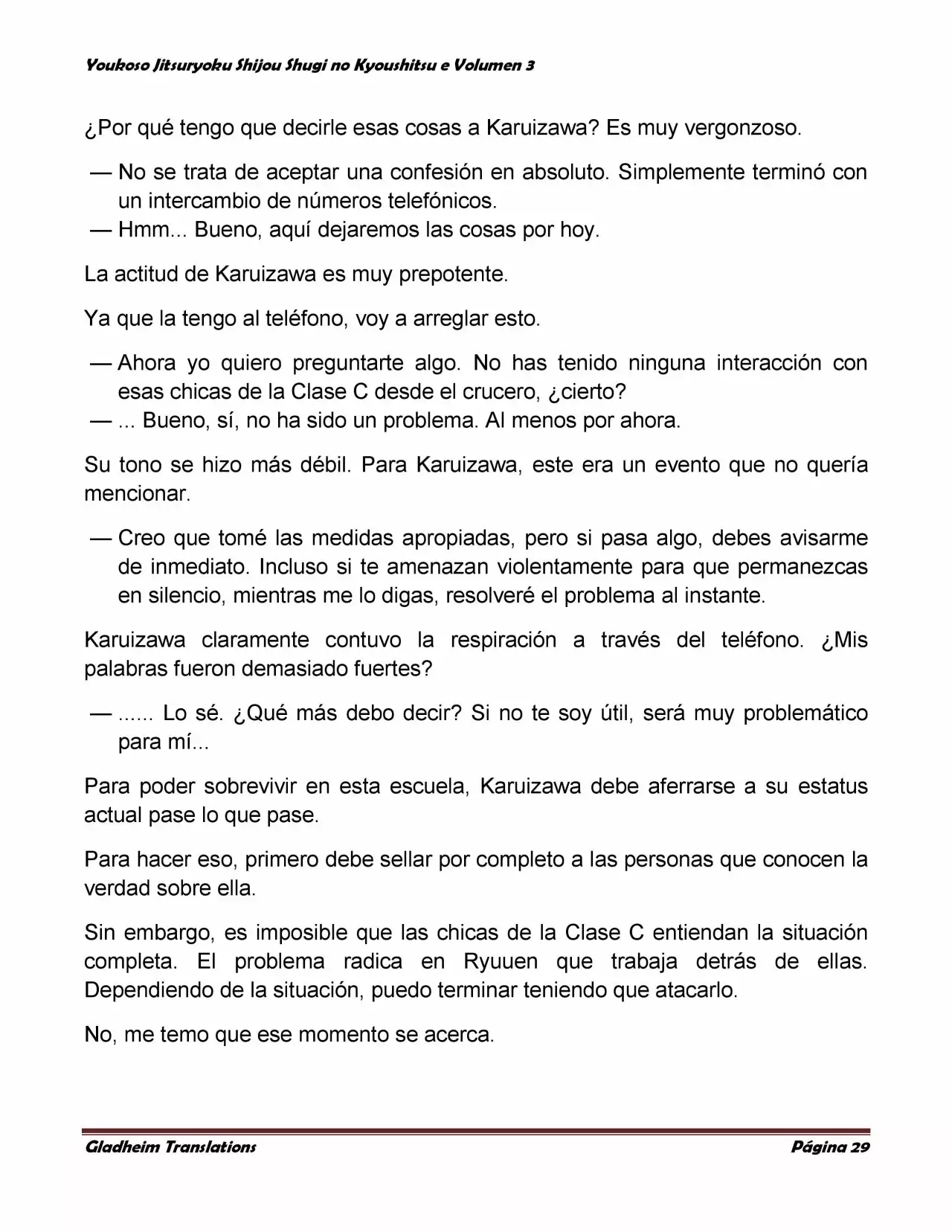 Página 29 del Manga