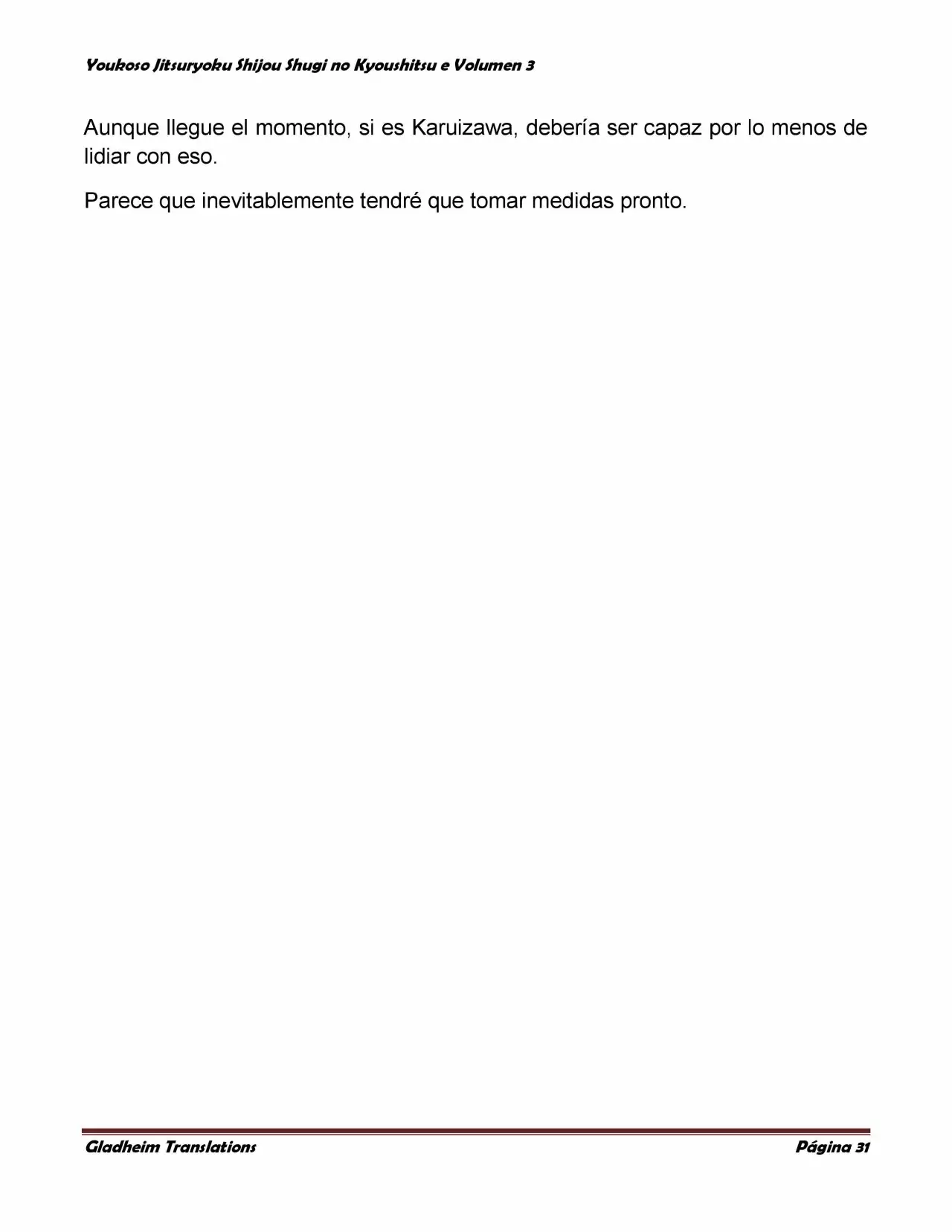 Página 31 del Manga