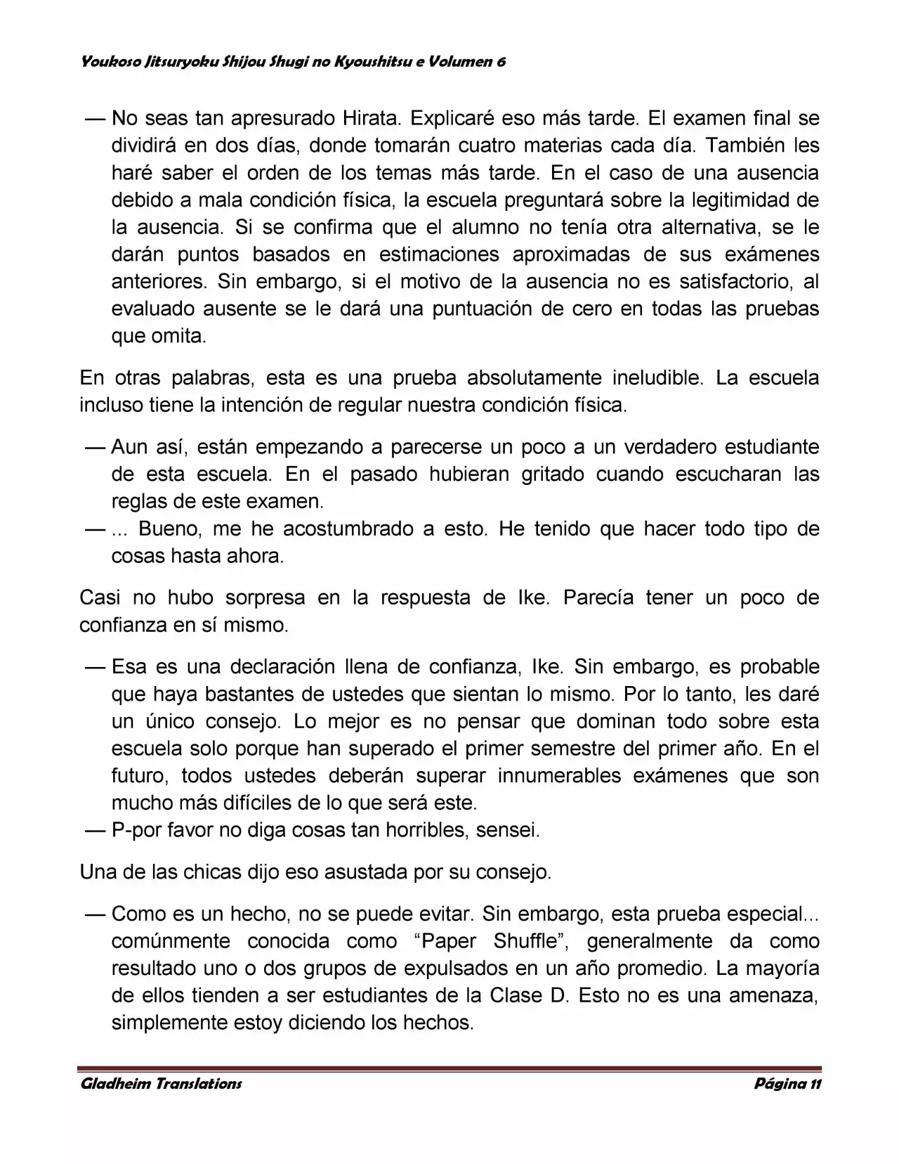 Página 11 del Manga