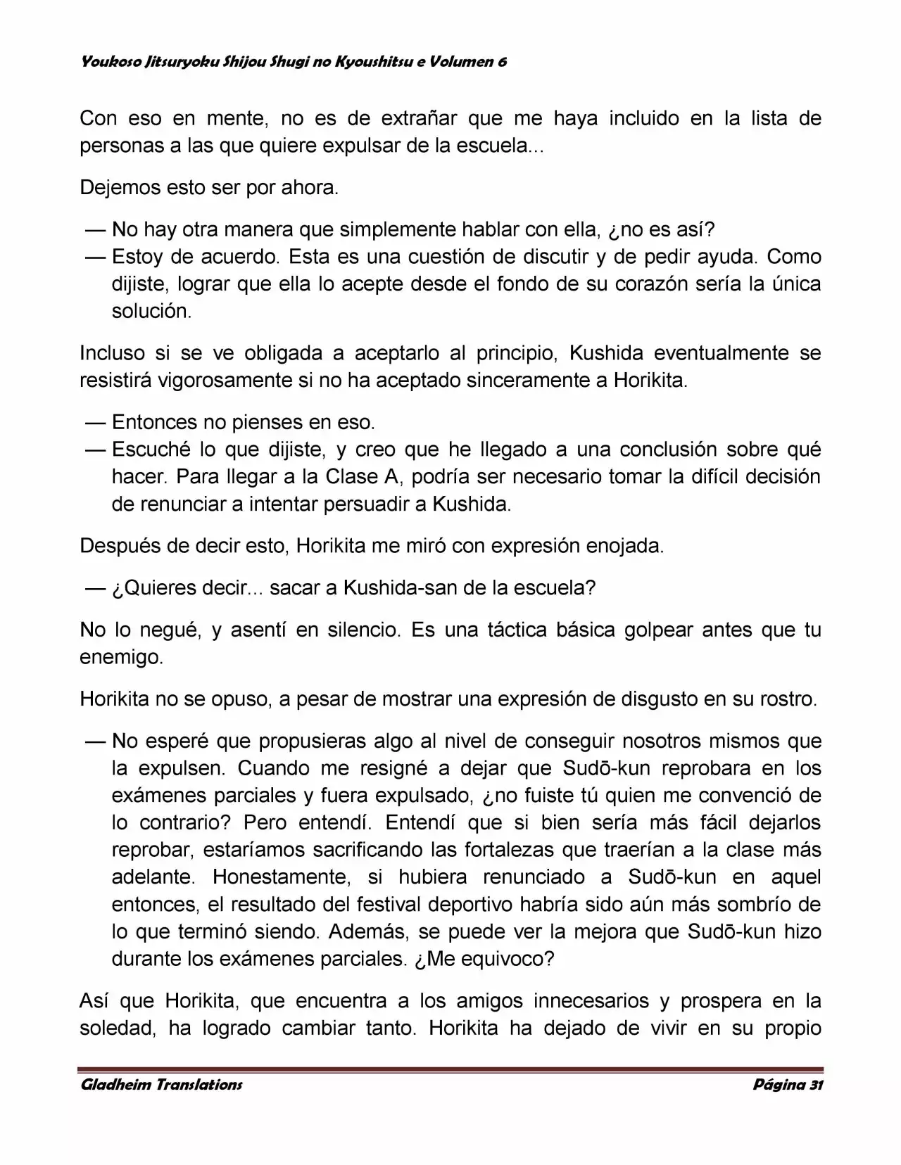 Página 31 del Manga