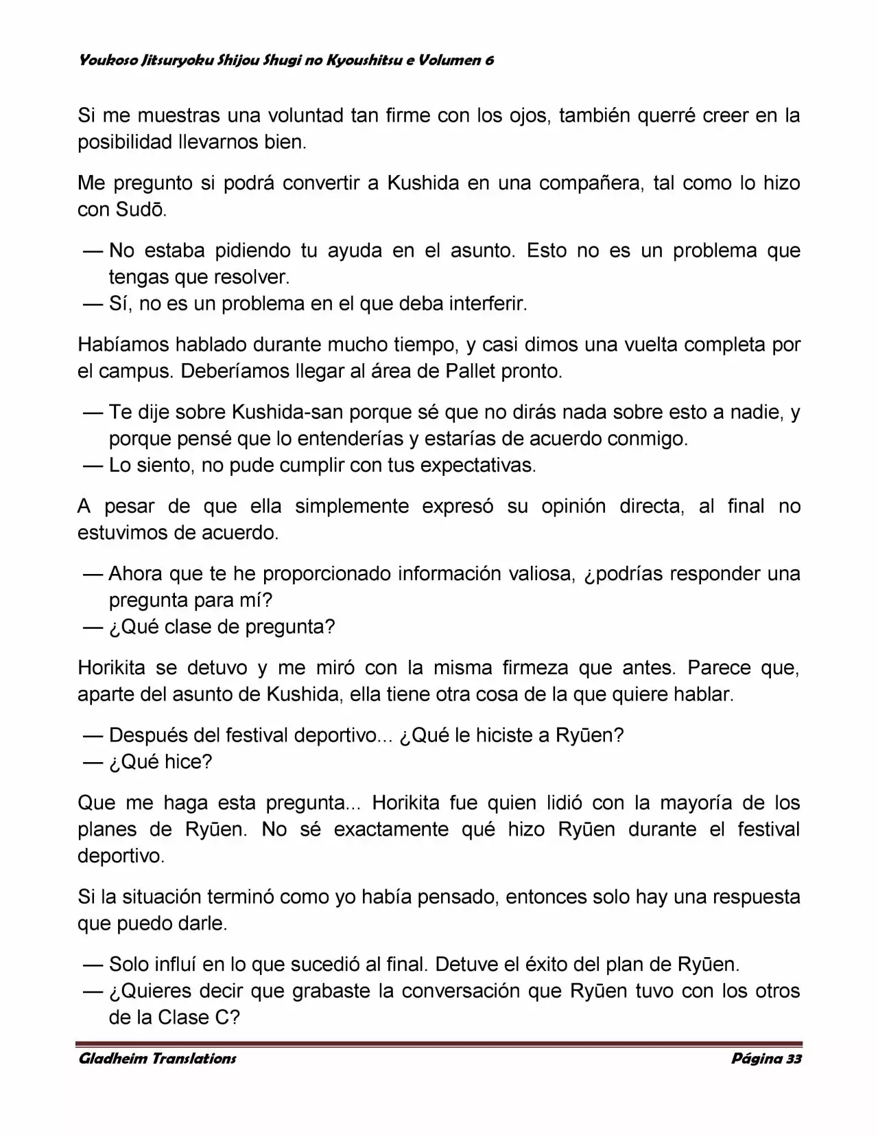 Página 33 del Manga