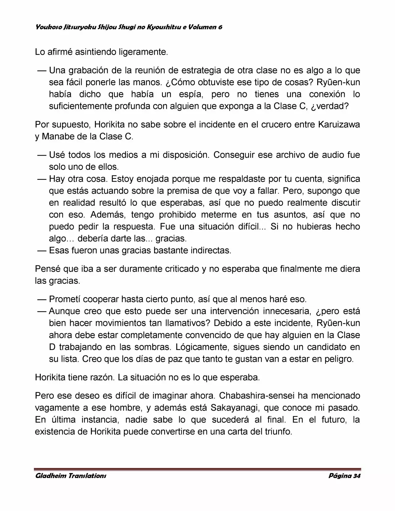 Página 34 del Manga