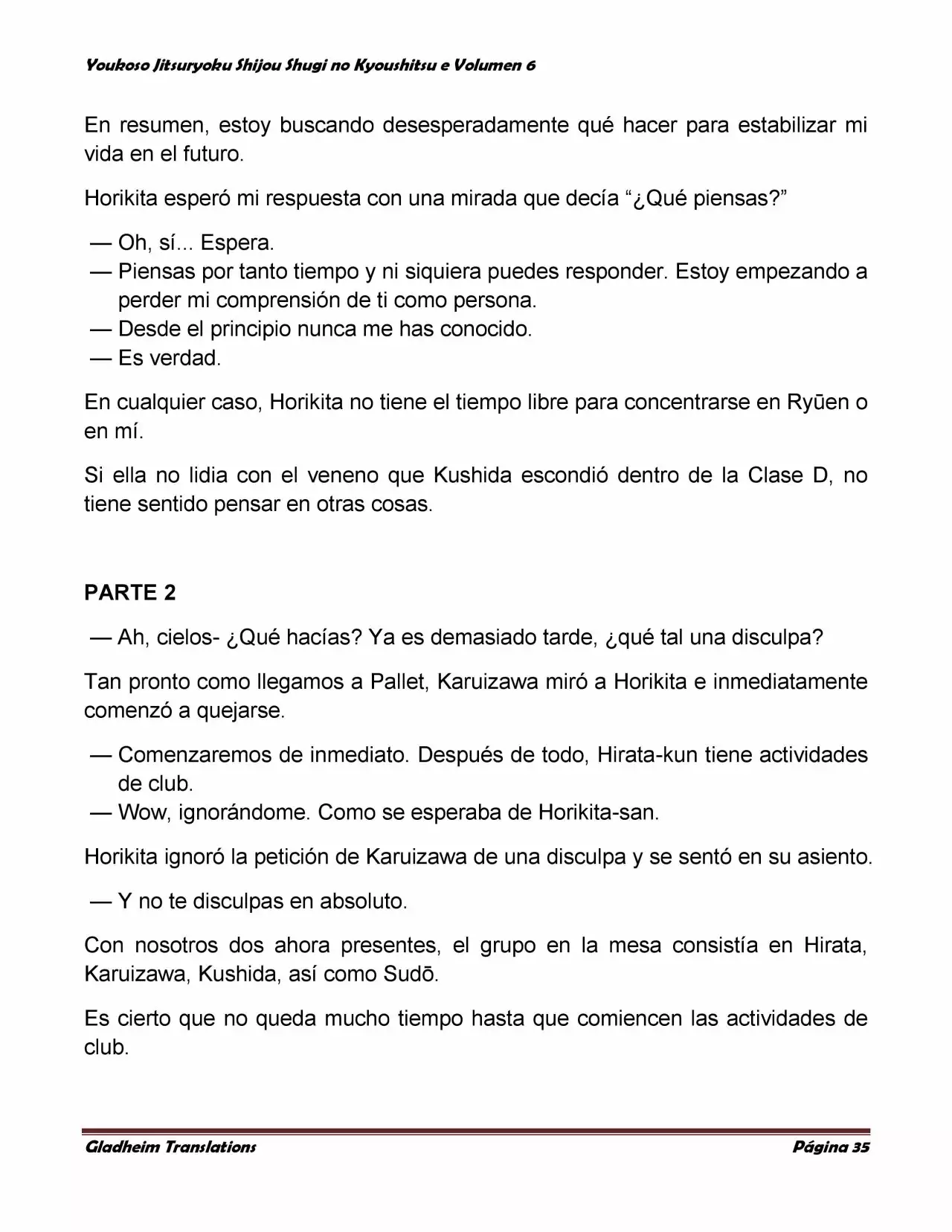 Página 35 del Manga