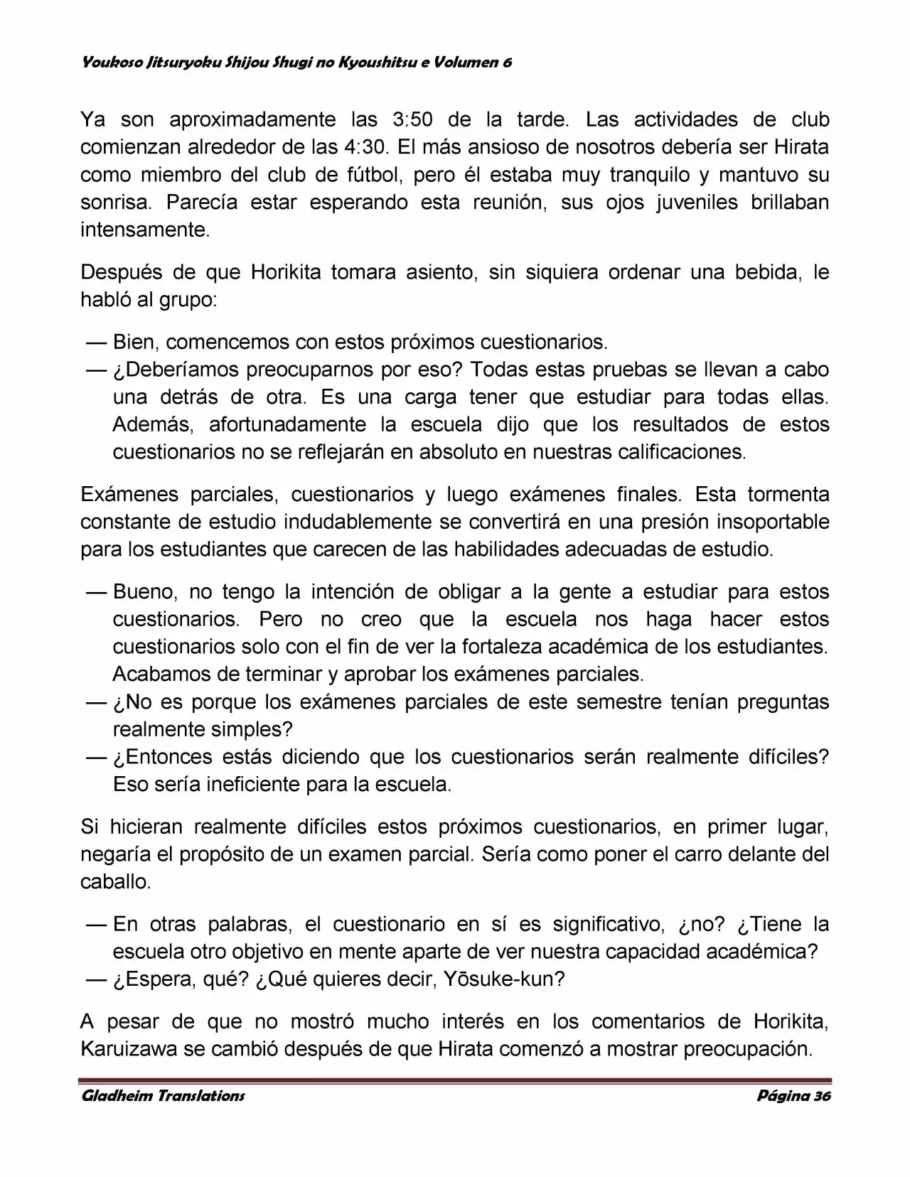 Página 36 del Manga