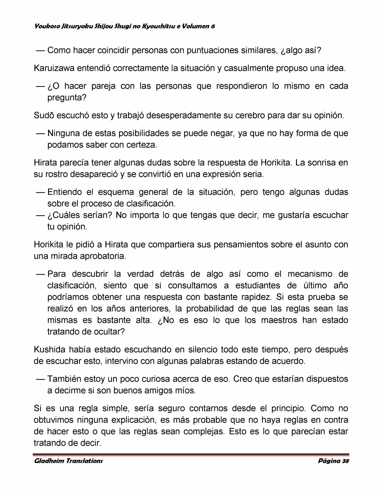 Página 38 del Manga