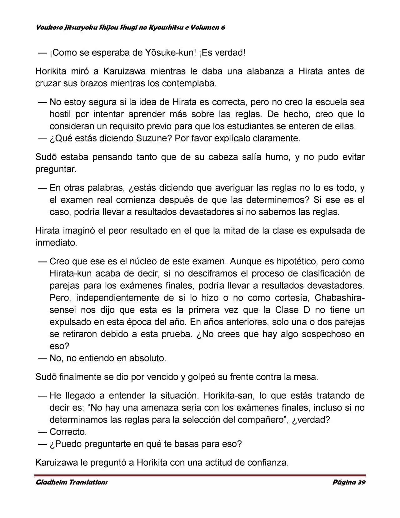 Página 39 del Manga