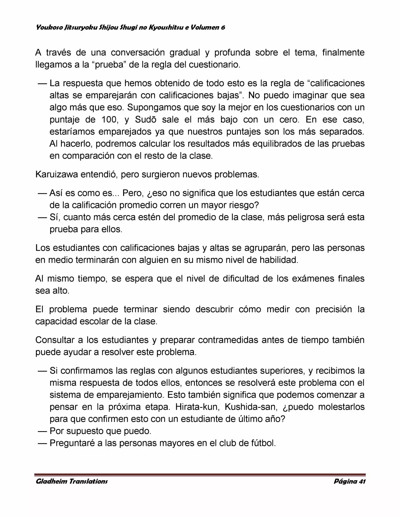 Página 41 del Manga