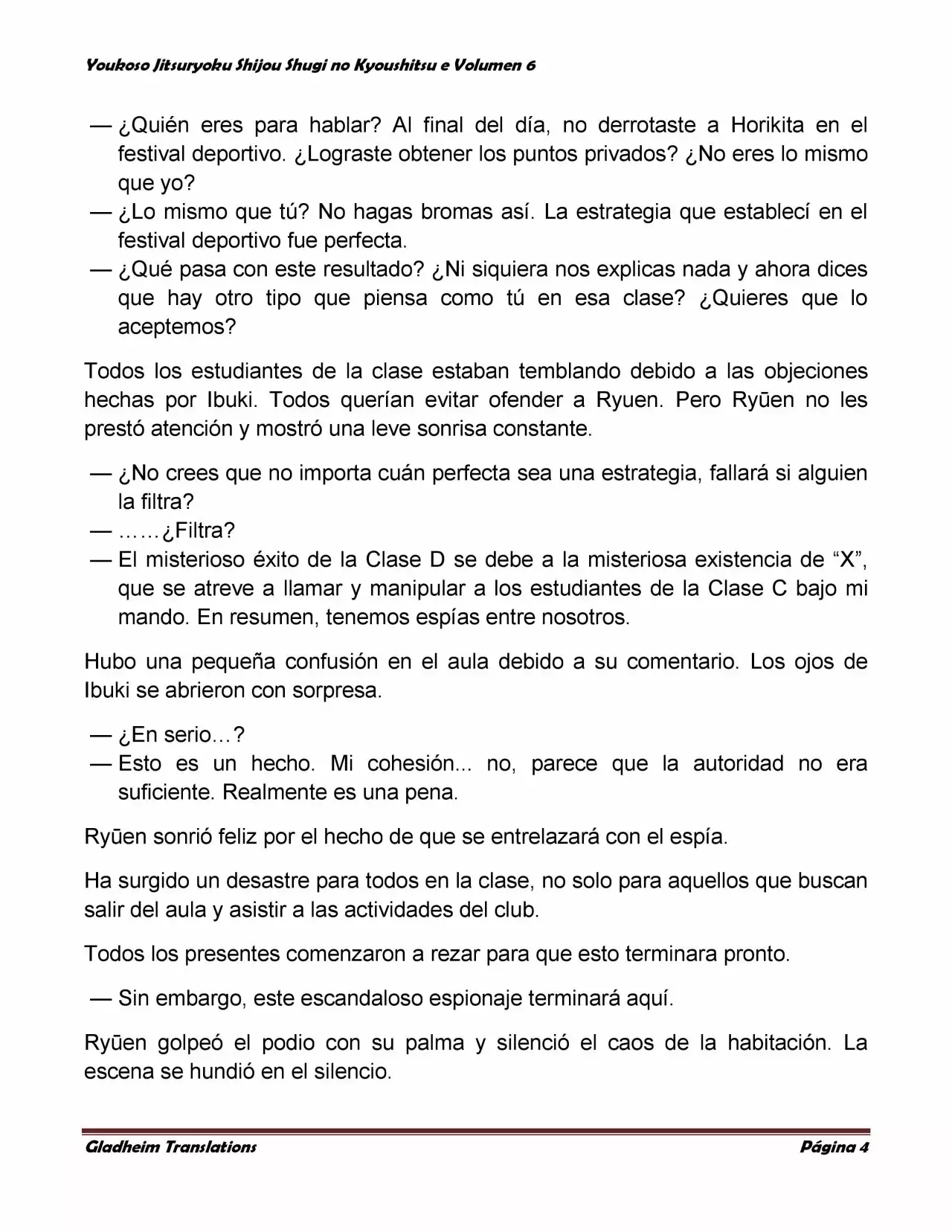 Página 4 del Manga