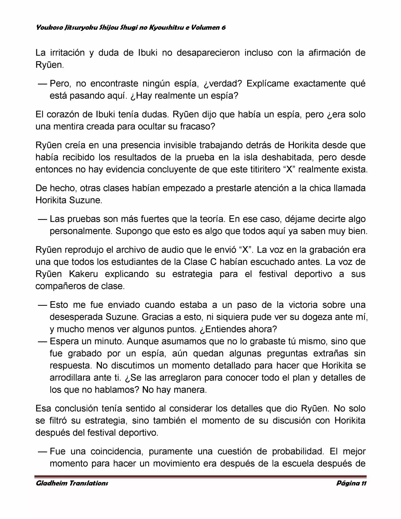 Página 11 del Manga