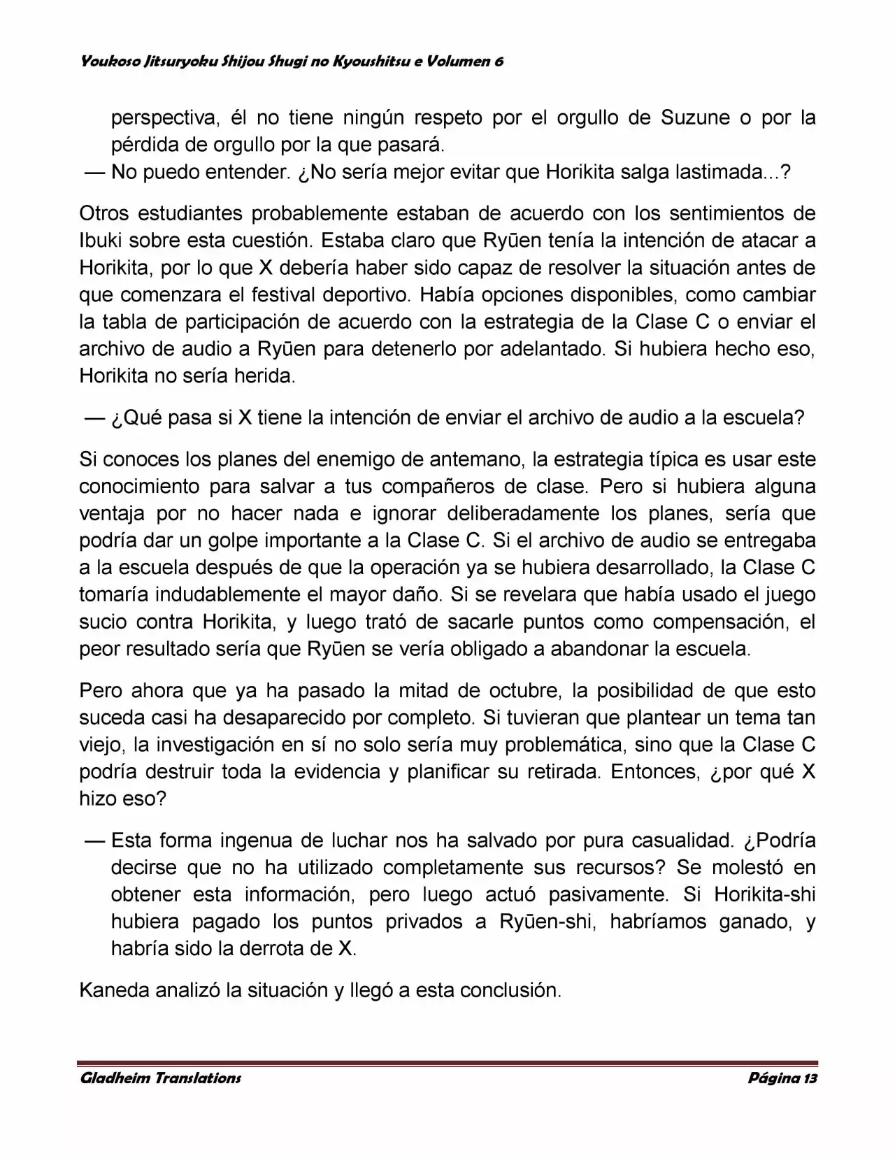 Página 13 del Manga