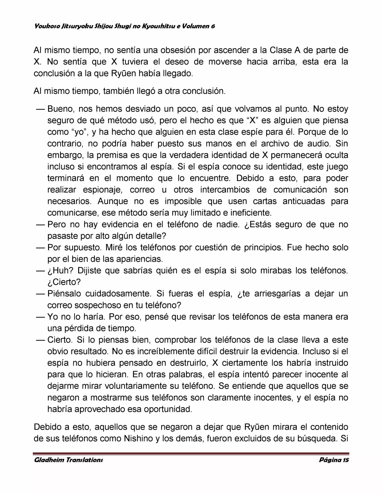 Página 15 del Manga