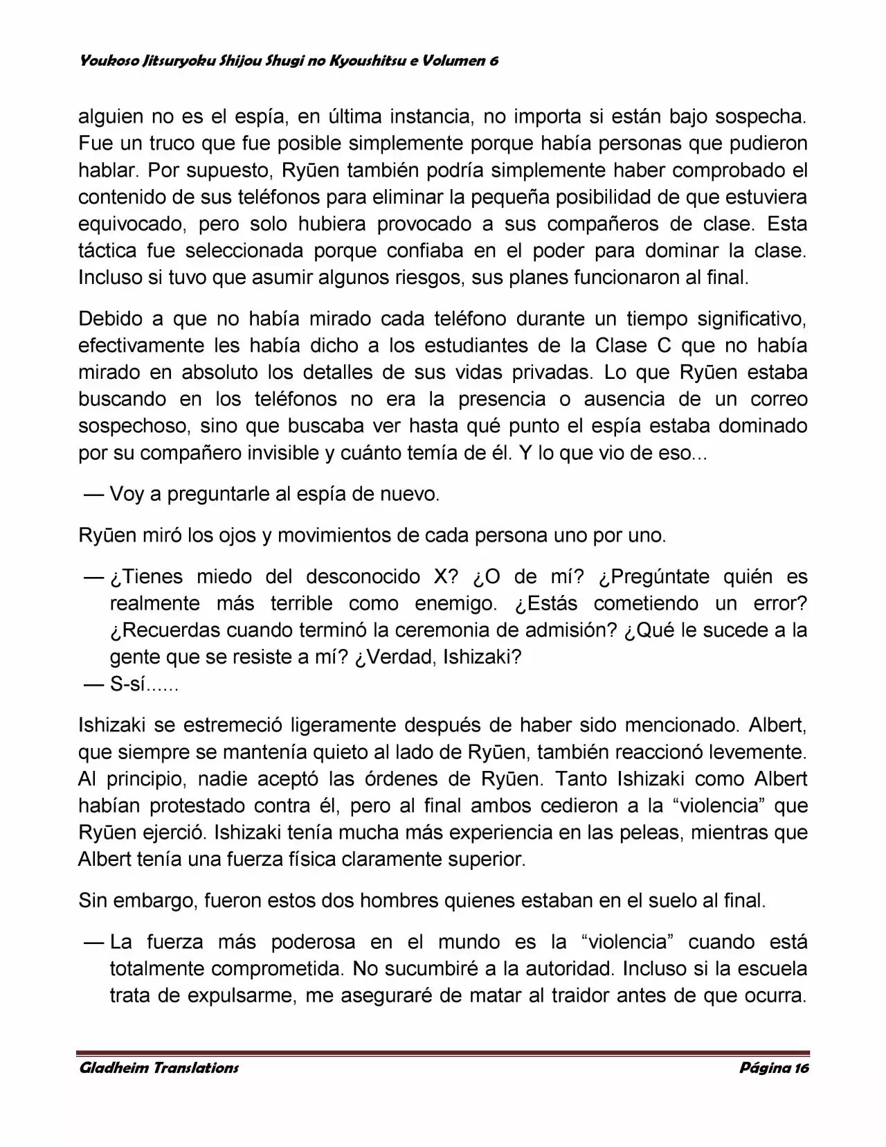 Página 16 del Manga