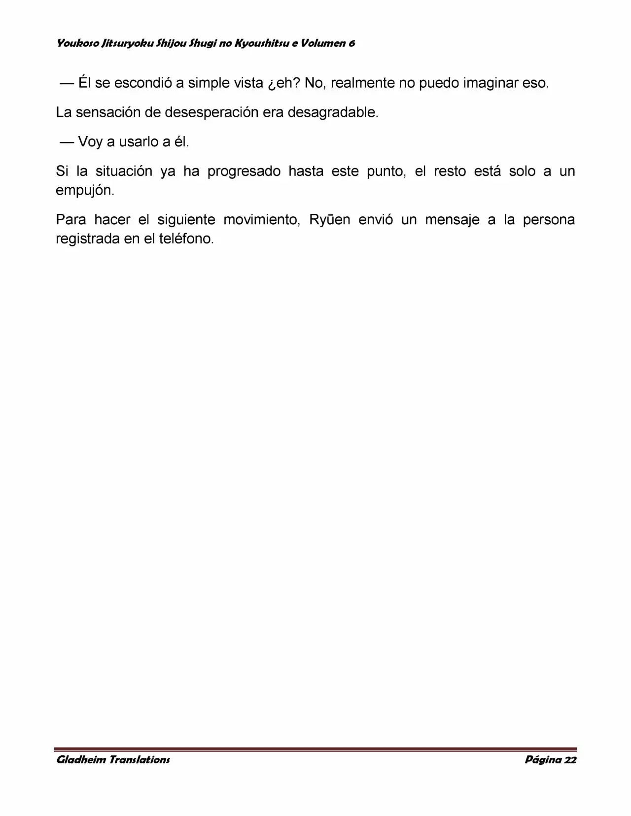 Página 22 del Manga