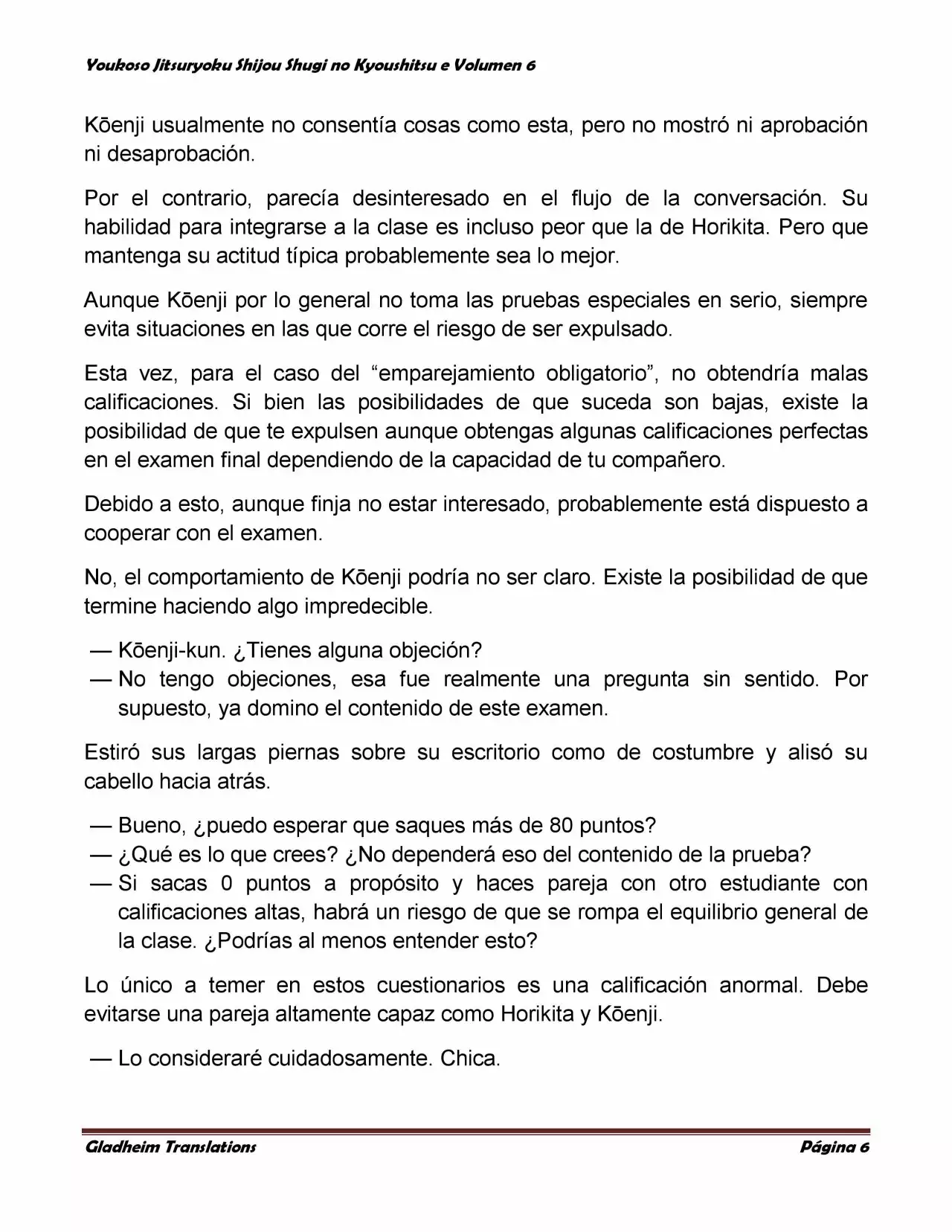Página 6 del Manga