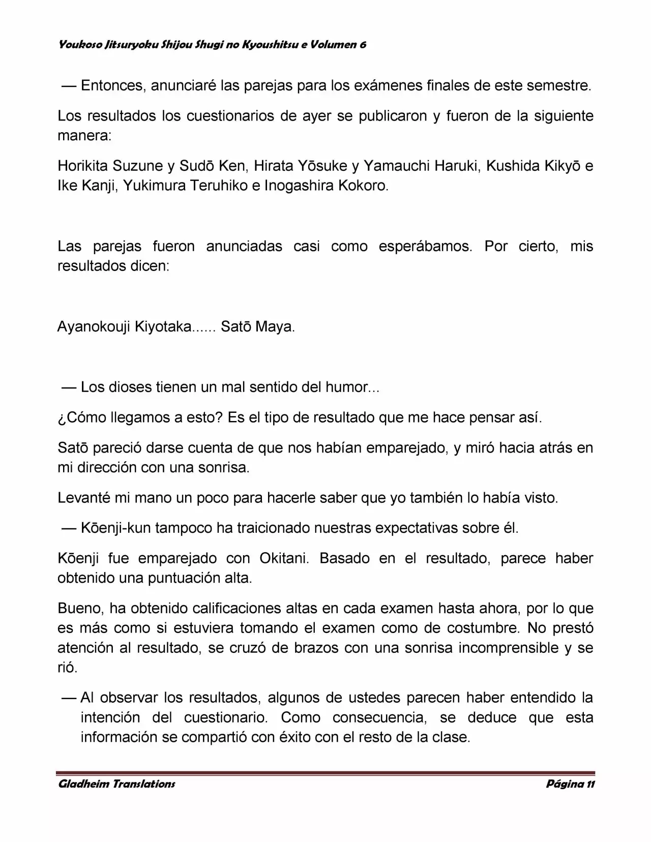 Página 11 del Manga