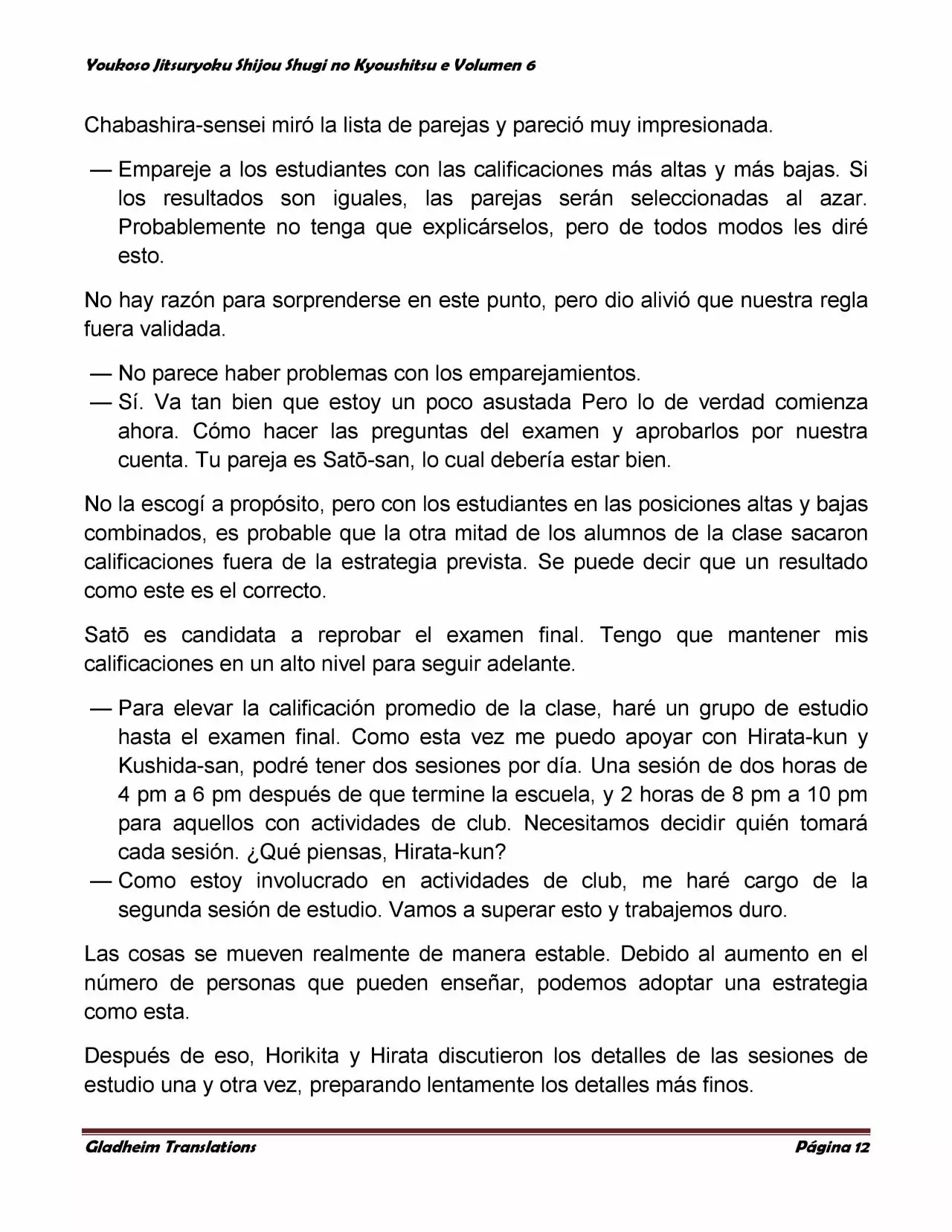 Página 12 del Manga