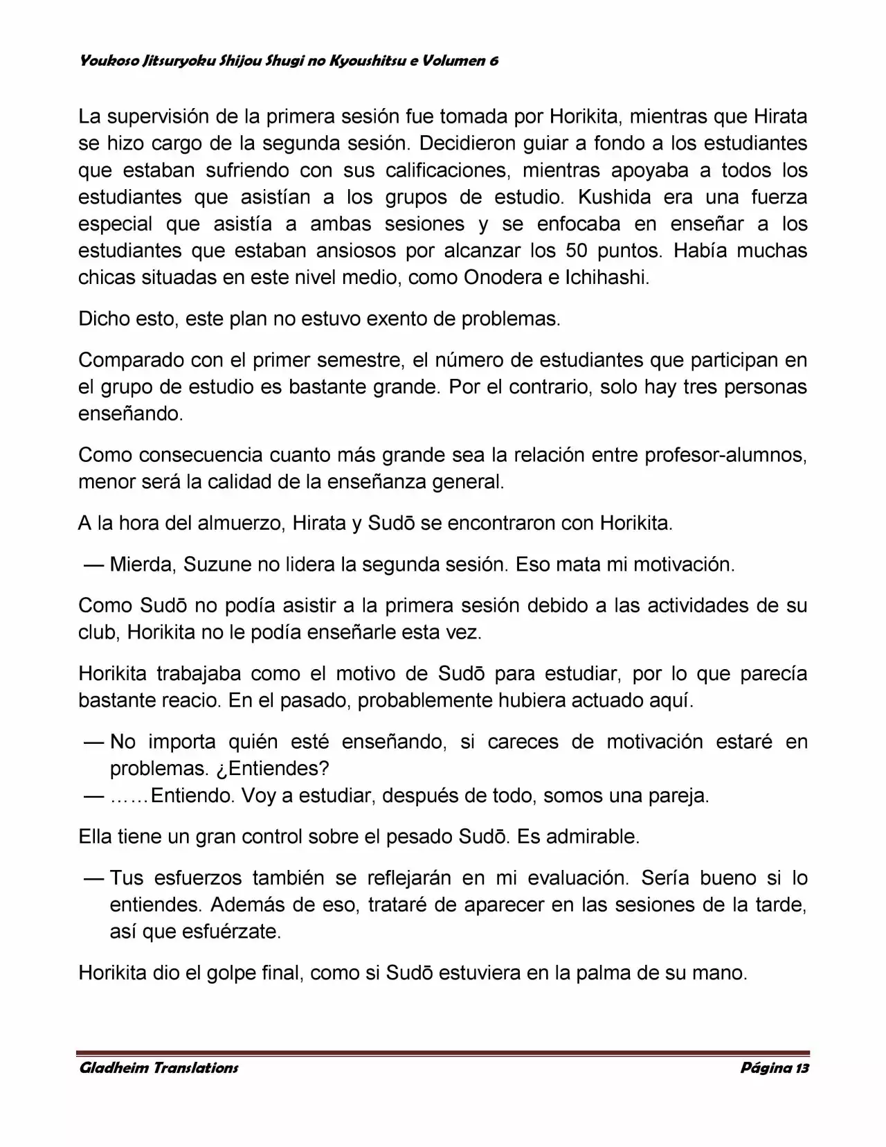 Página 13 del Manga