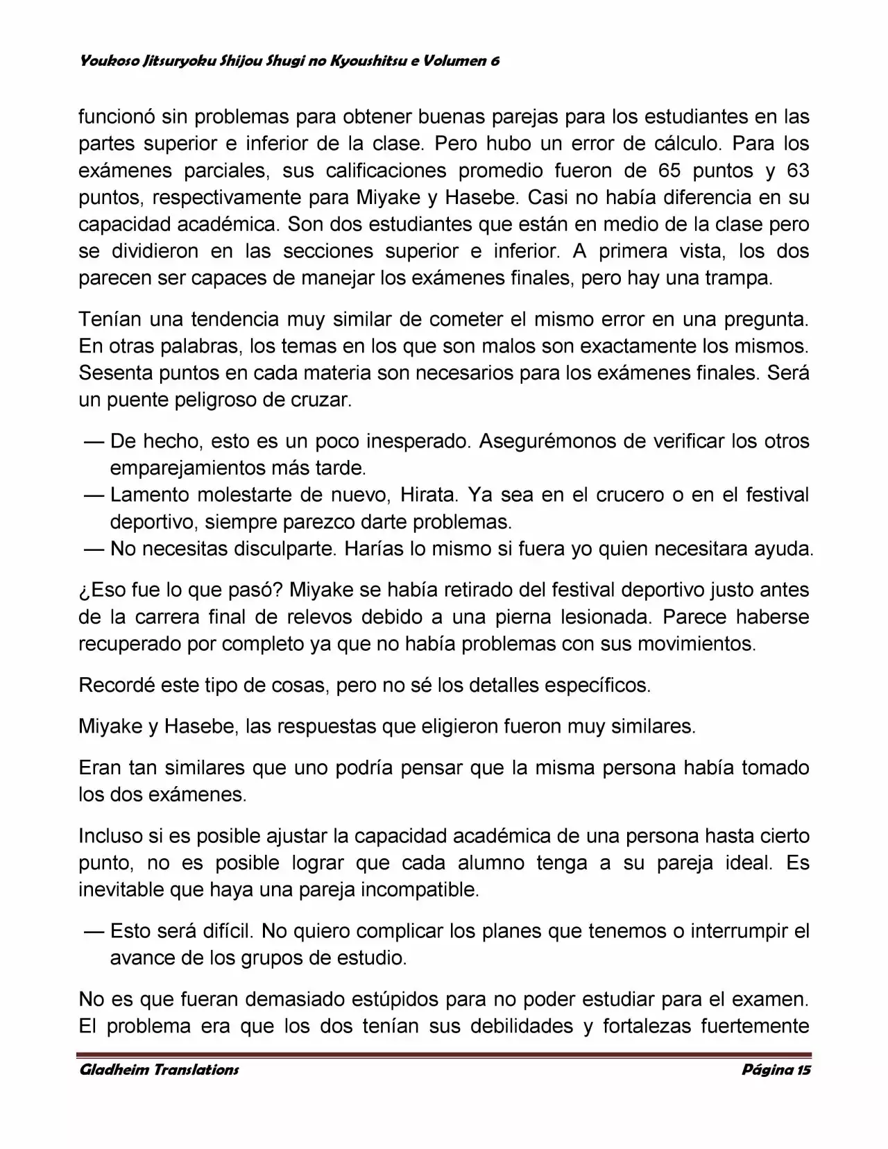 Página 15 del Manga