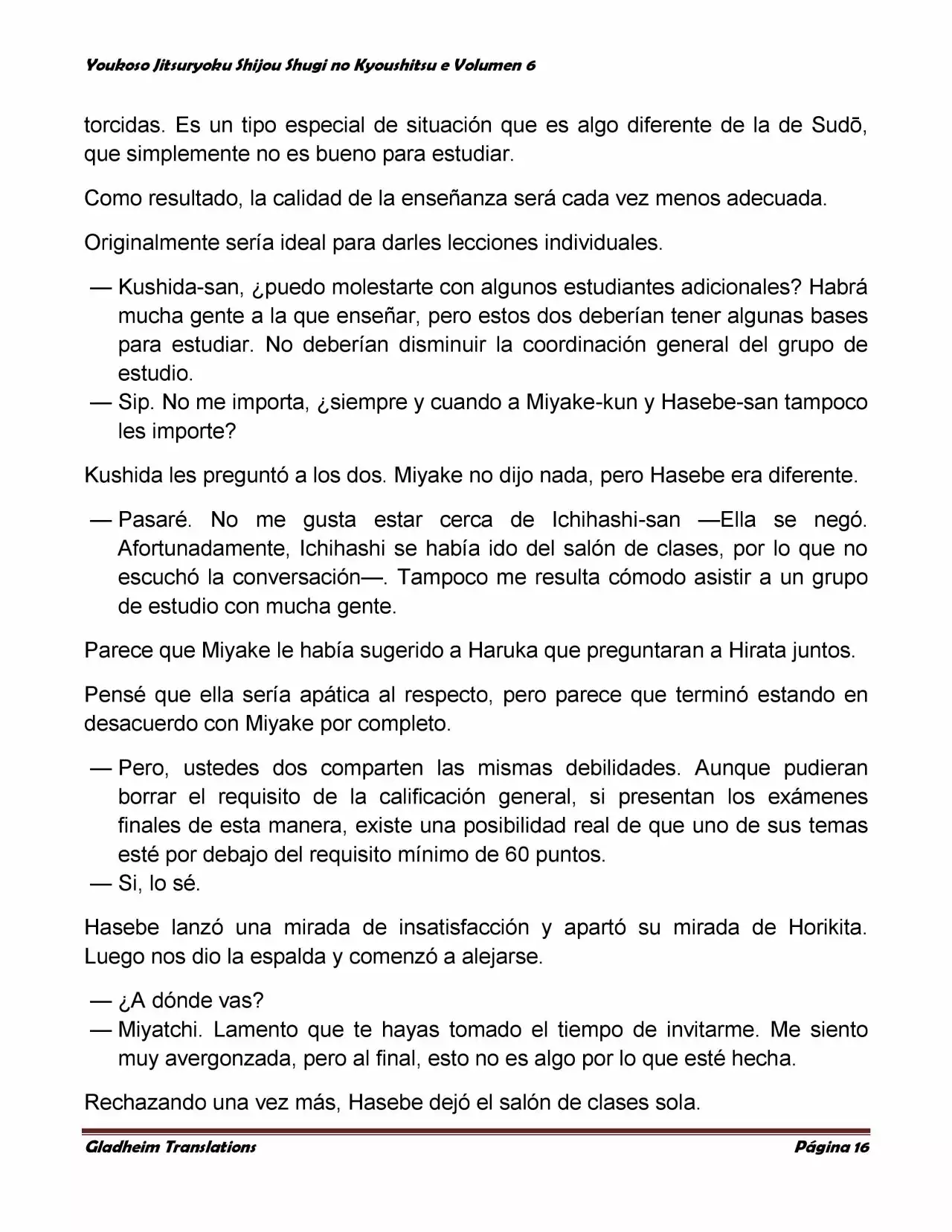 Página 16 del Manga