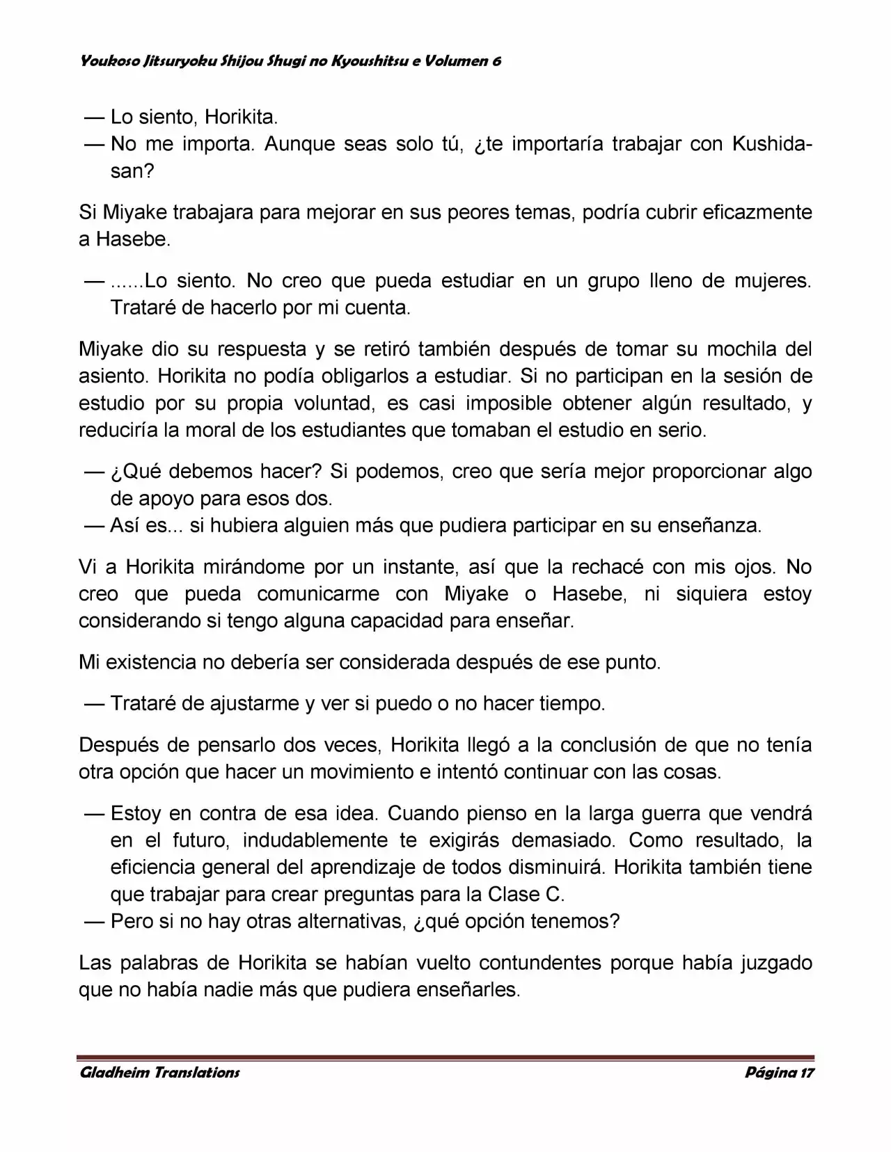 Página 17 del Manga